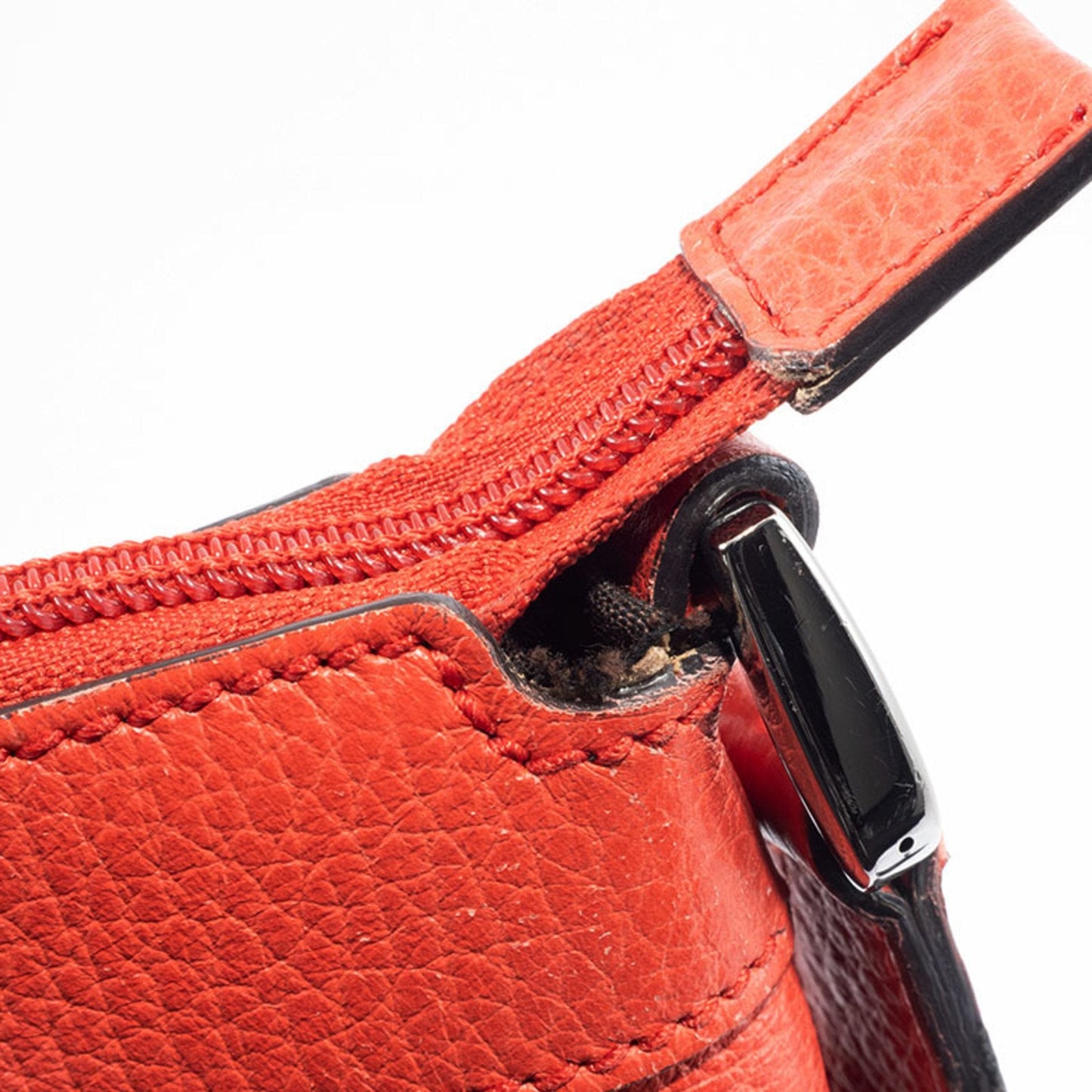 Gucci Abbey Red Color Leather Shoulder Bag