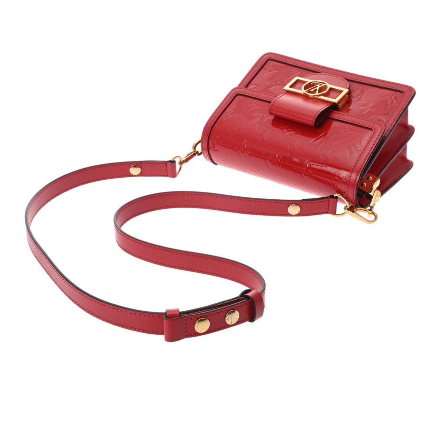 Louis Vuitton Monogram Vernis Red Color Vernis Shoulder Bag