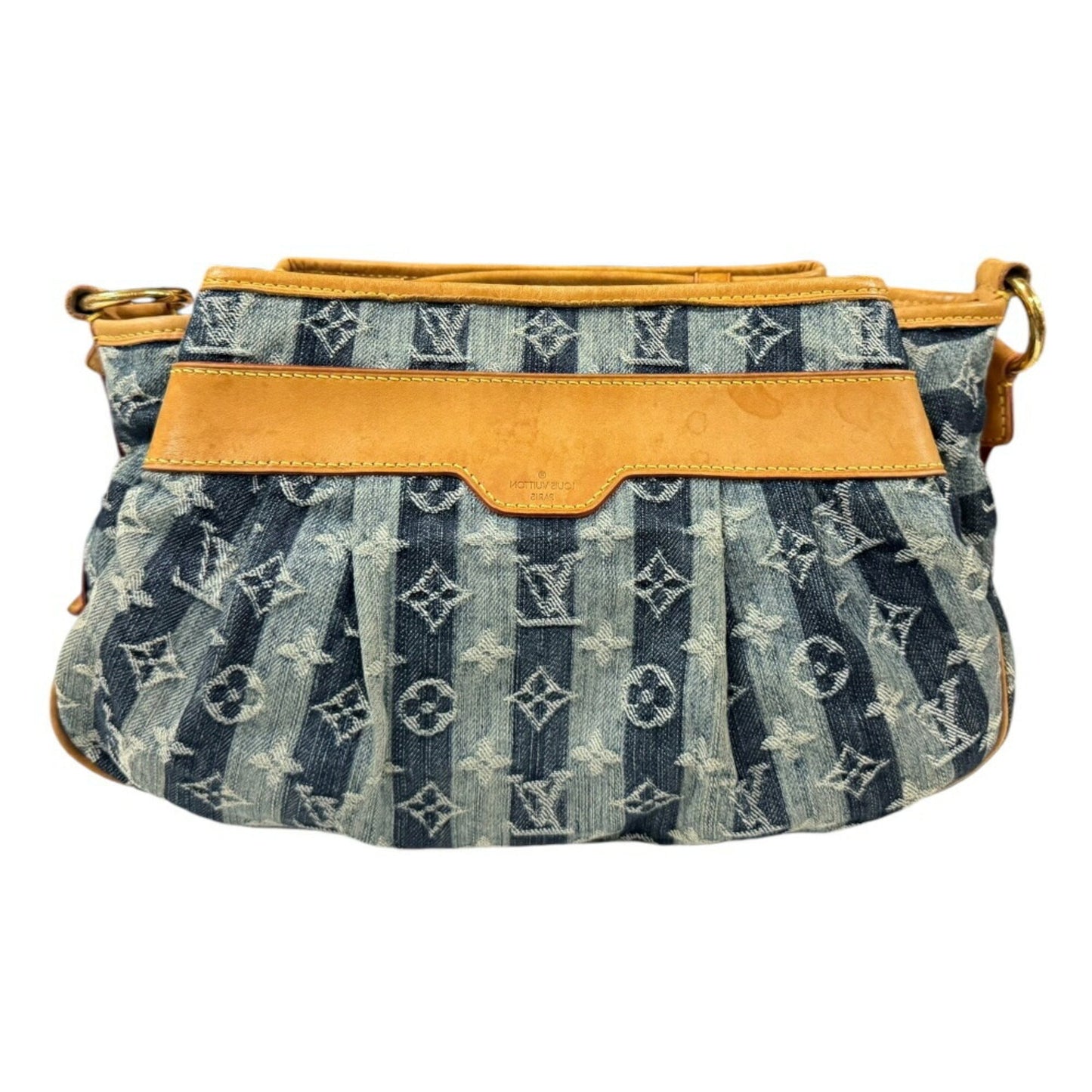 Louis Vuitton Blue Monogram Denim Shoulder Bag