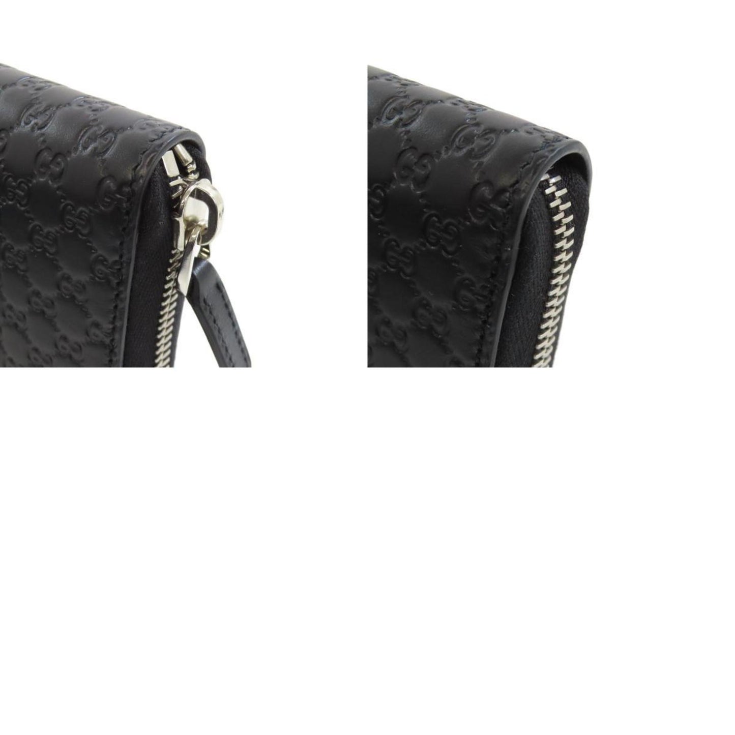 Gucci Black Leather Long Wallet (Bi-Fold)