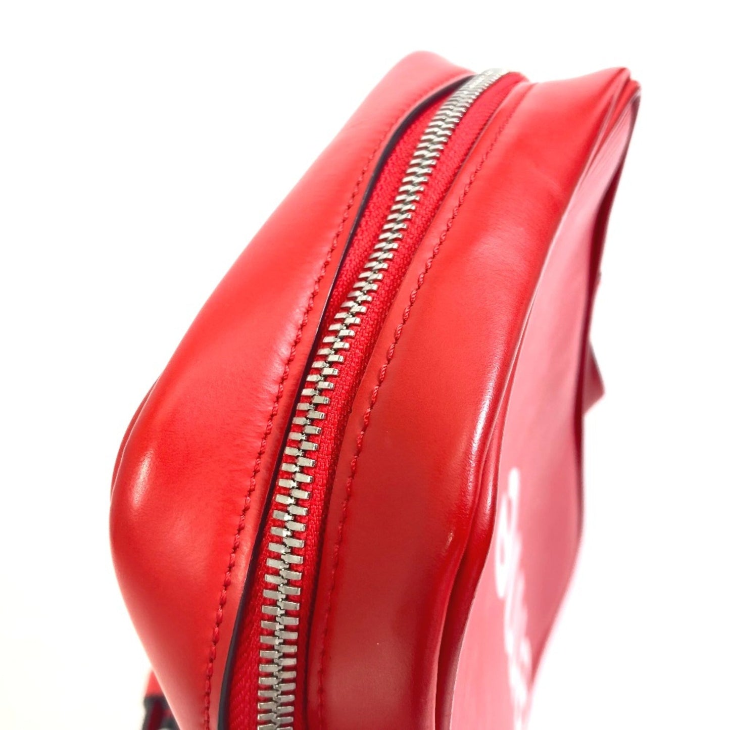 Louis Vuitton Red Leather Shoulder Bag