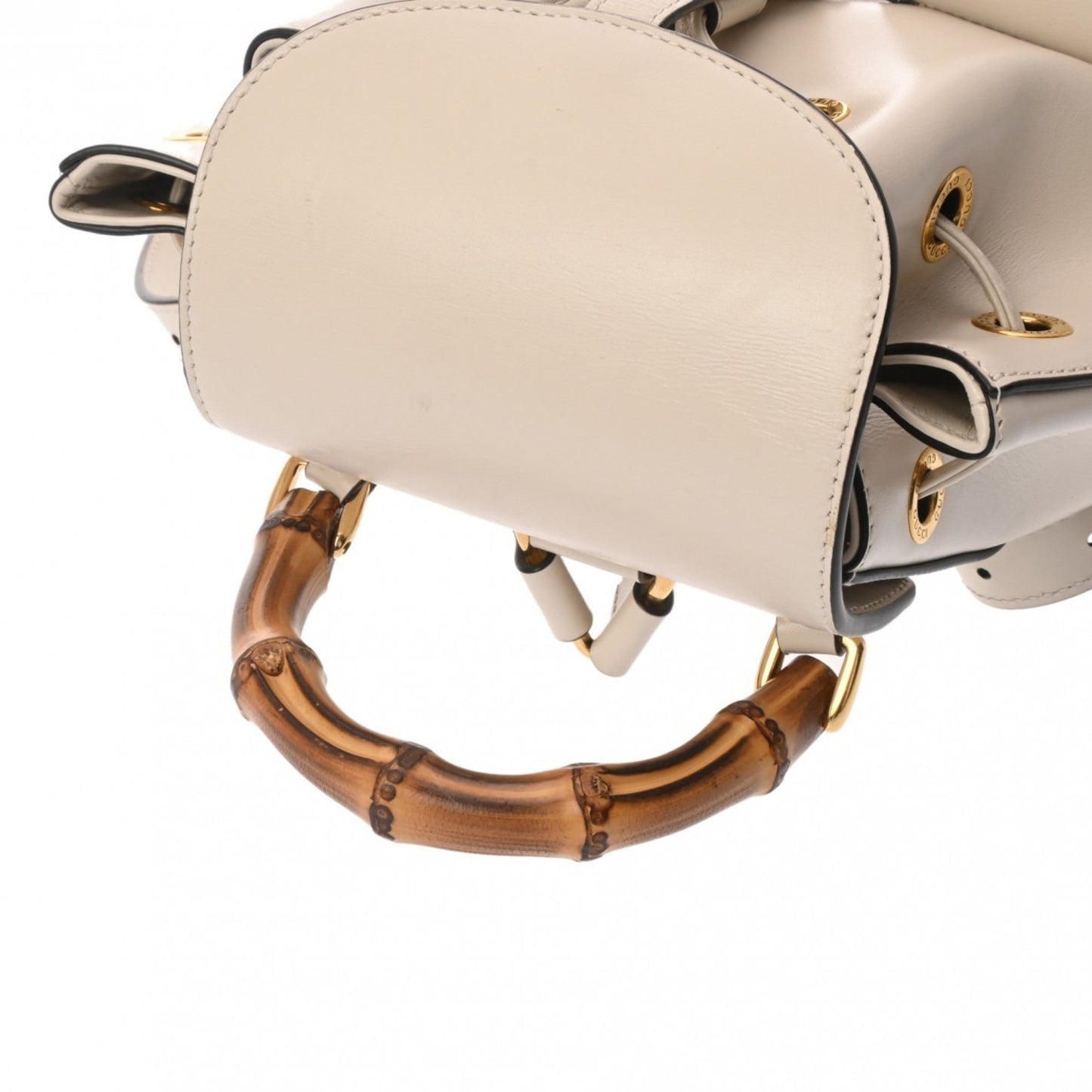 Gucci Ivory Leather Backpack
