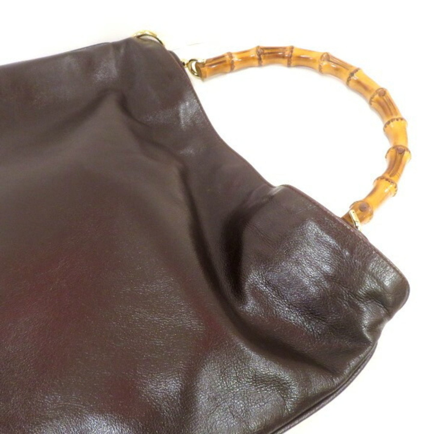 Gucci Brown Leather Handbag Shoulder Bag