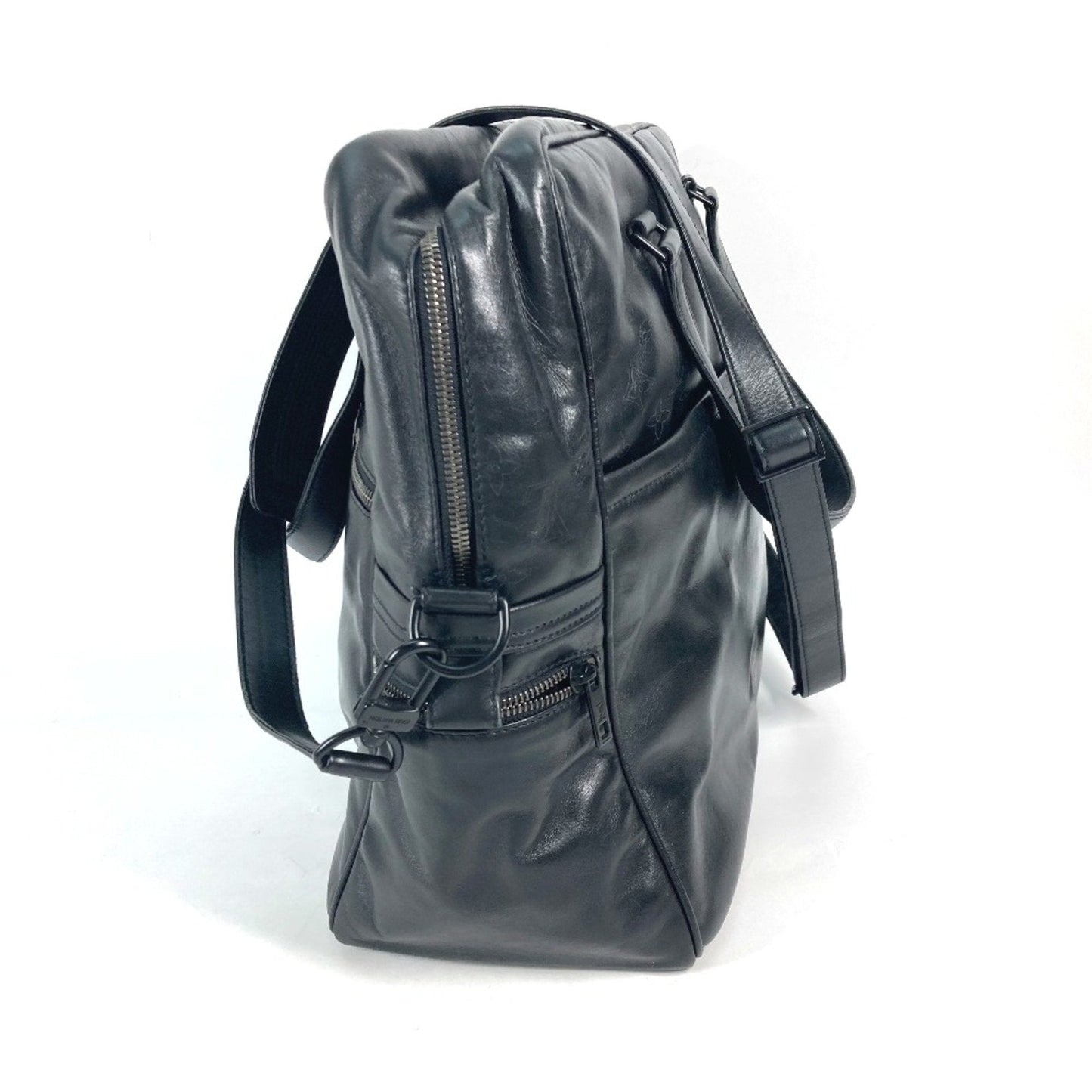 Louis Vuitton Black Leather Shoulder Bag