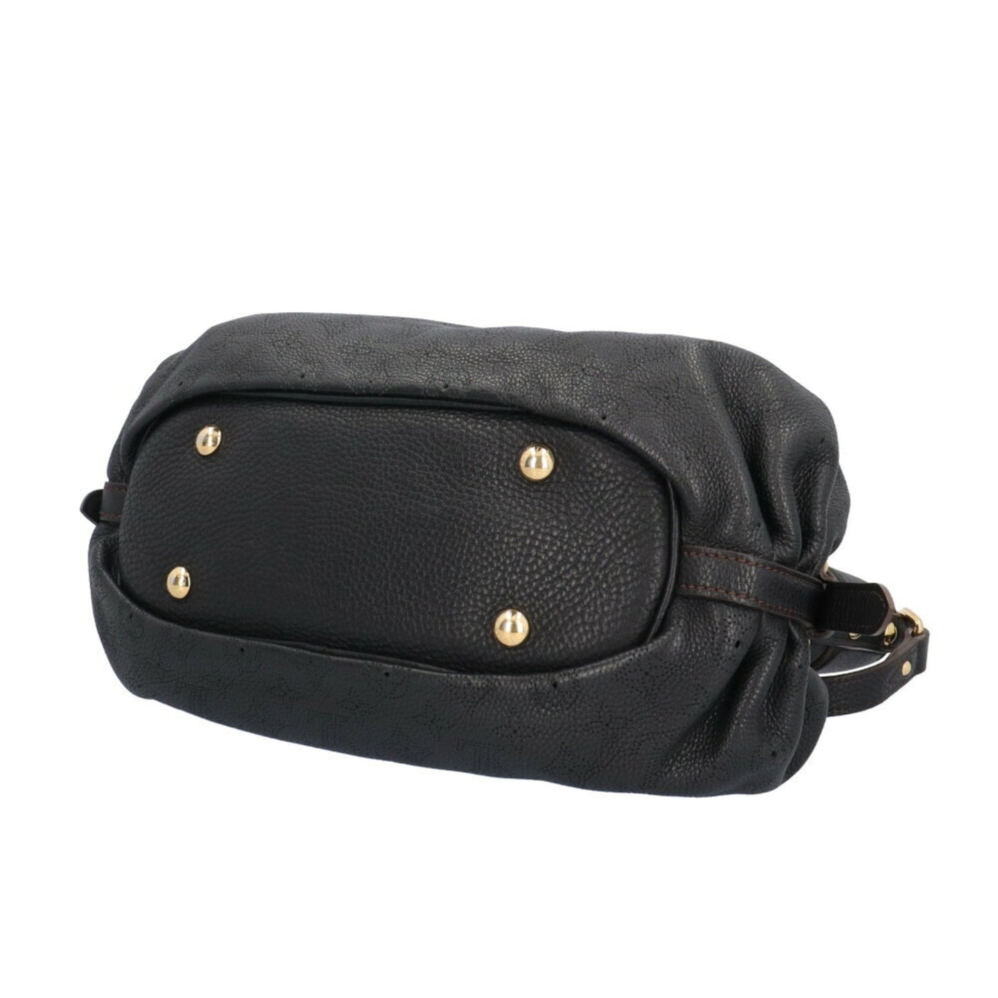 Louis Vuitton Mahina Black Mahina Leather Shoulder Bag