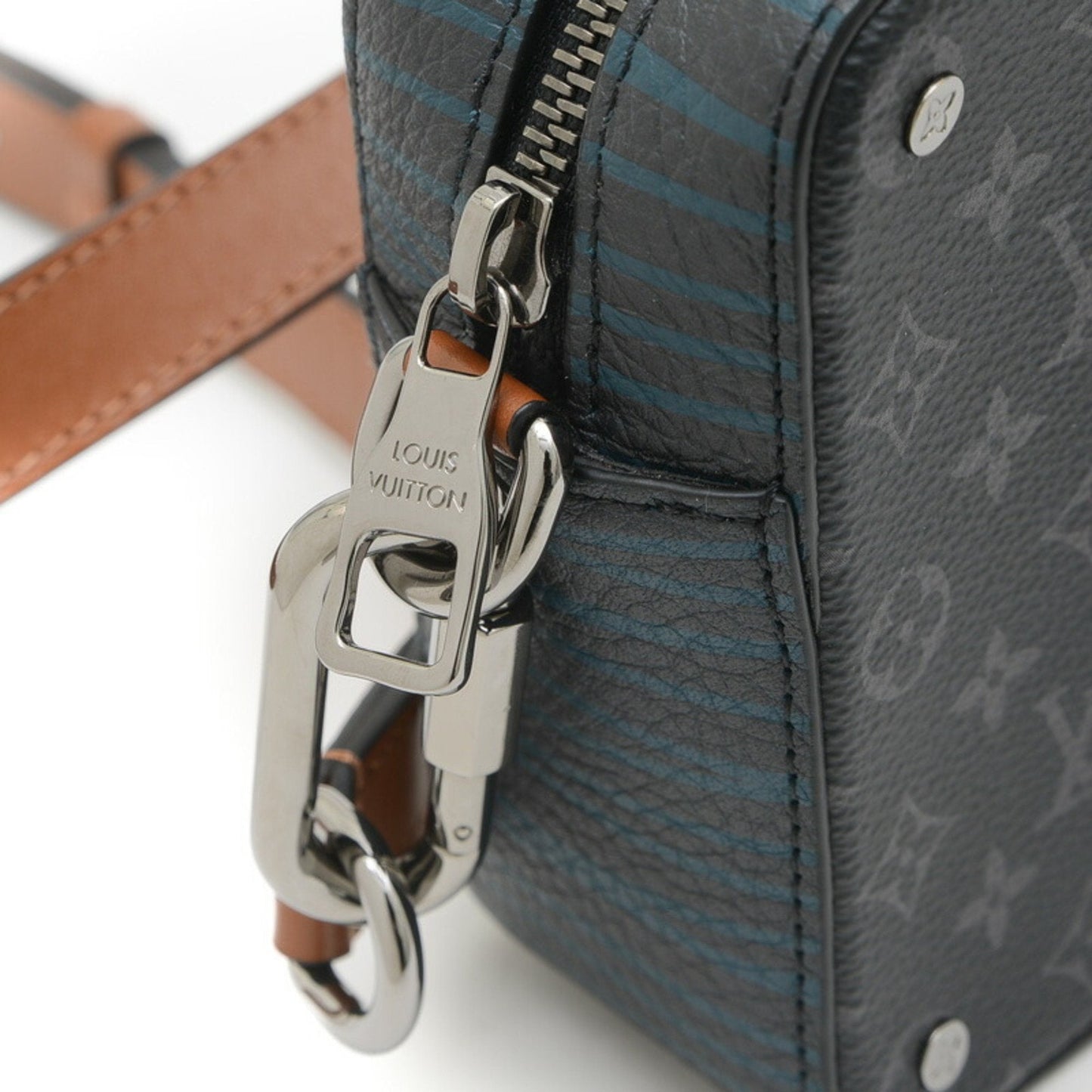 Louis Vuitton Monogram Eclipse Monogram Eclipse Leather Pochette Shoulder Bag