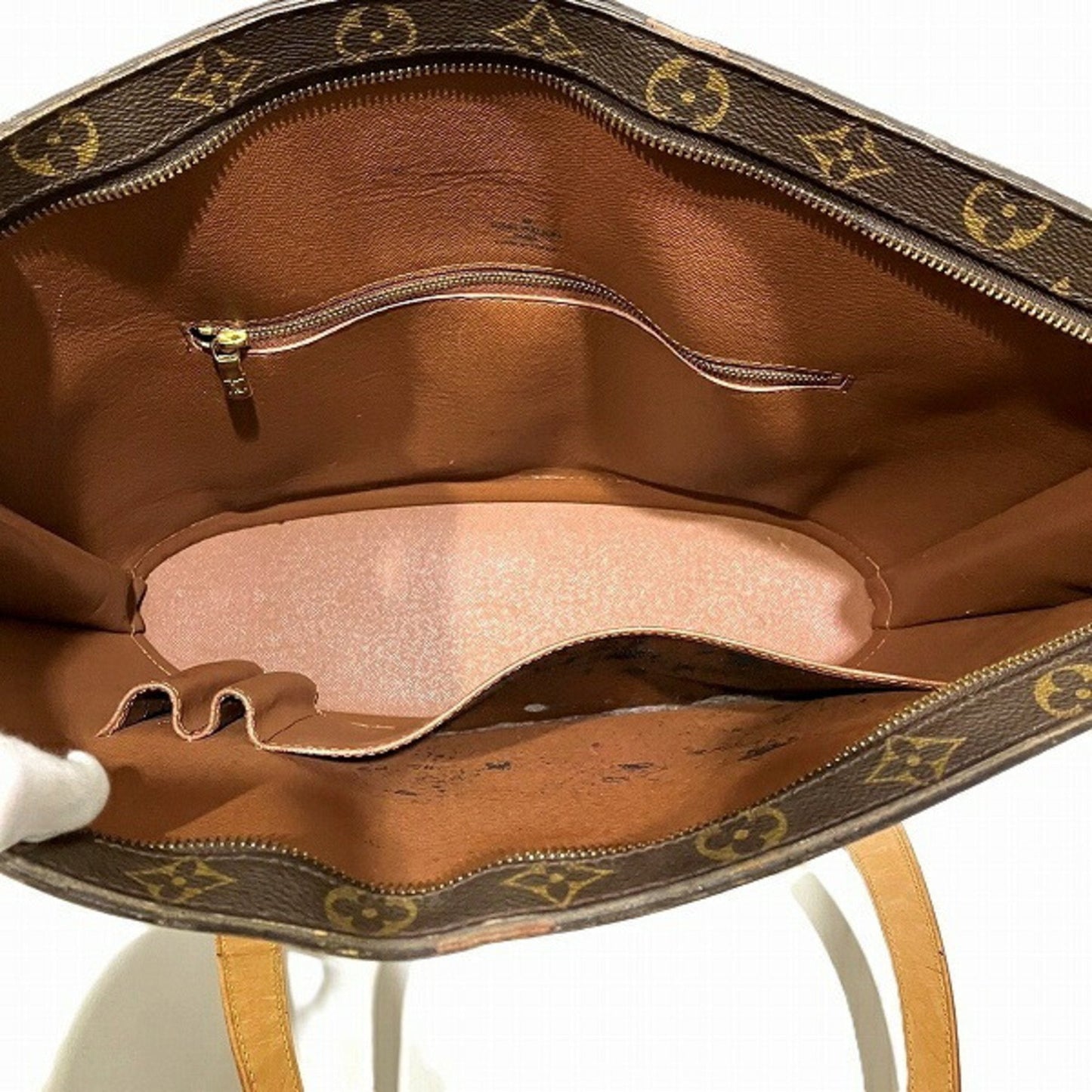 Louis Vuitton Brown Shoulder Bag Tote Bag
