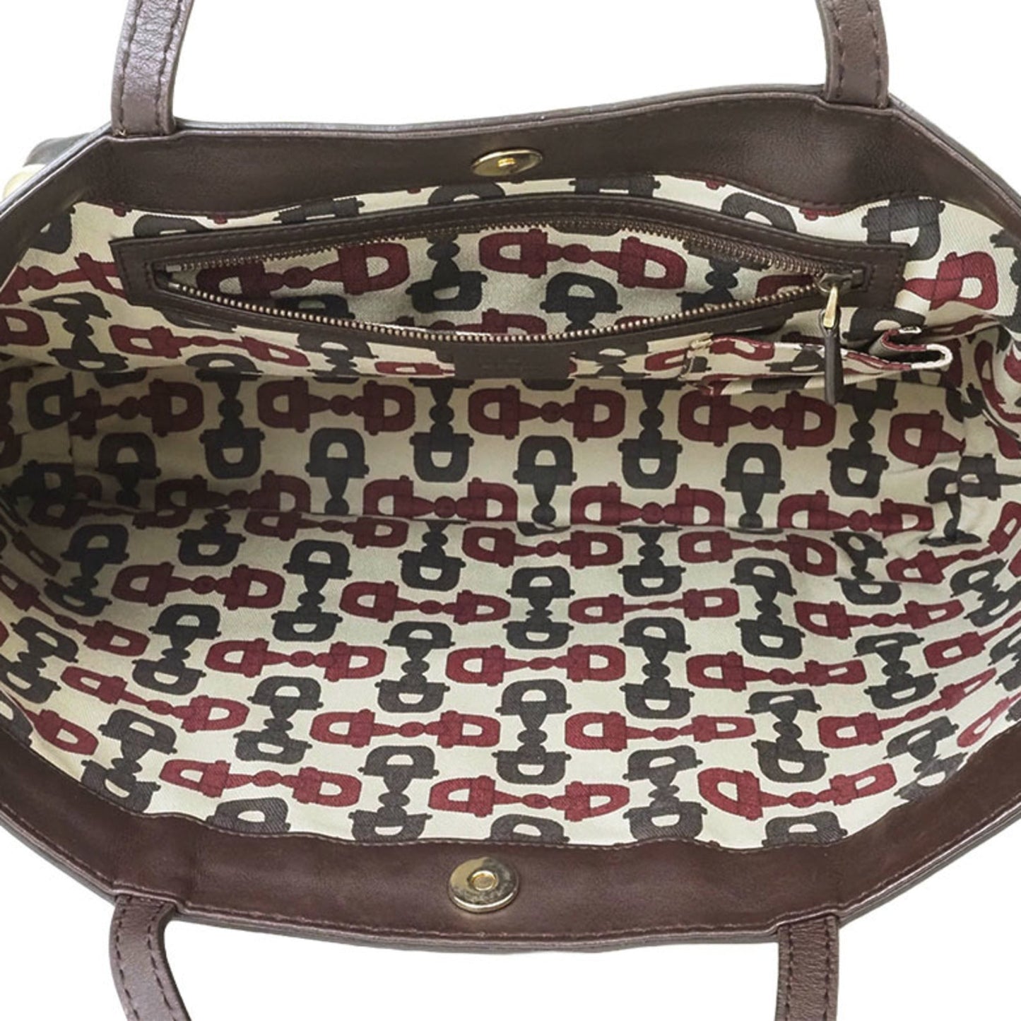 Gucci Guccissima Brown Leather Shoulder Bag Tote Bag
