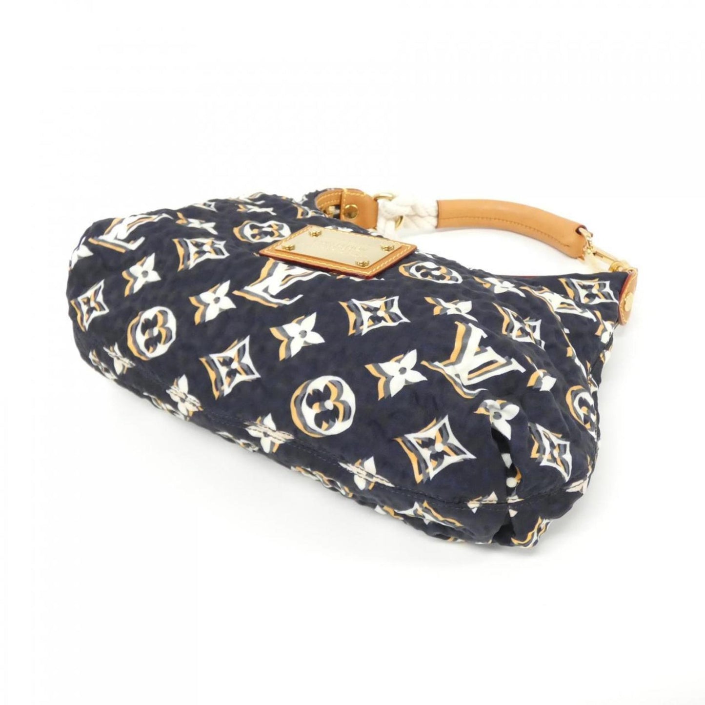 Louis Vuitton Black Blue Marine Nylon Shoulder Bag