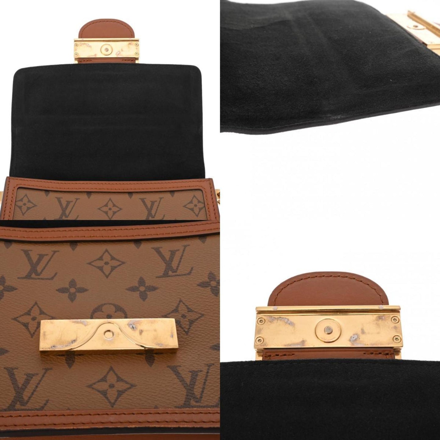 Louis Vuitton Brown Monogram Canvas Shoulder Bag