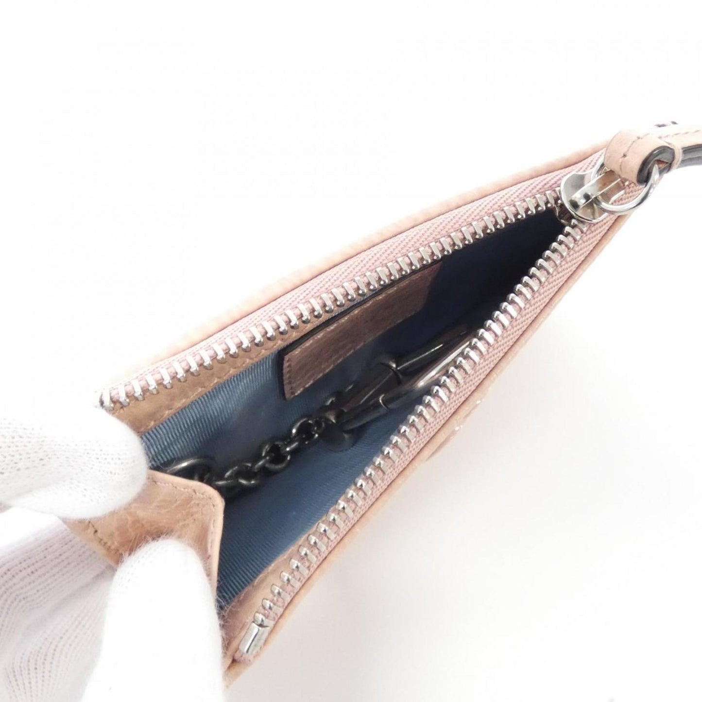 Gucci Light Pink Leather Coin Purse/Coin Case