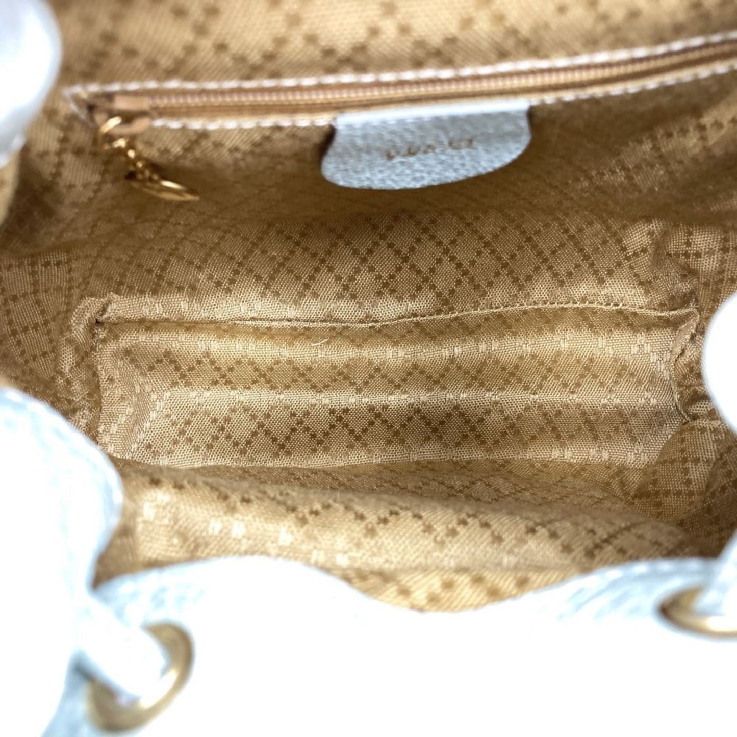 Gucci Blue Suede Leather Backpack