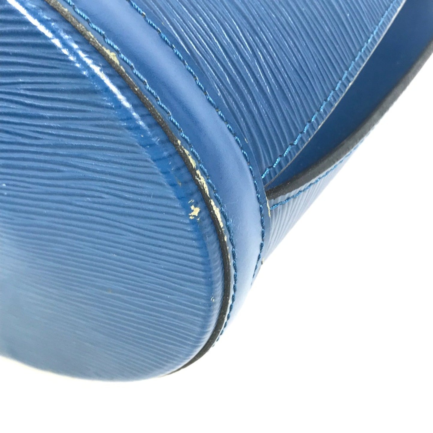 Louis Vuitton Blue Leather Shoulder Bag