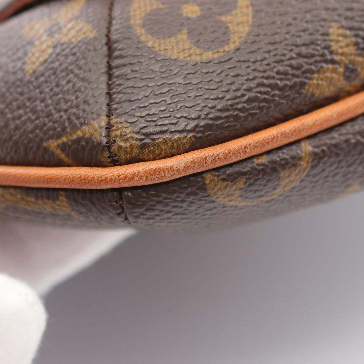 Louis Vuitton Brown Pvc Leather Shoulder Bag