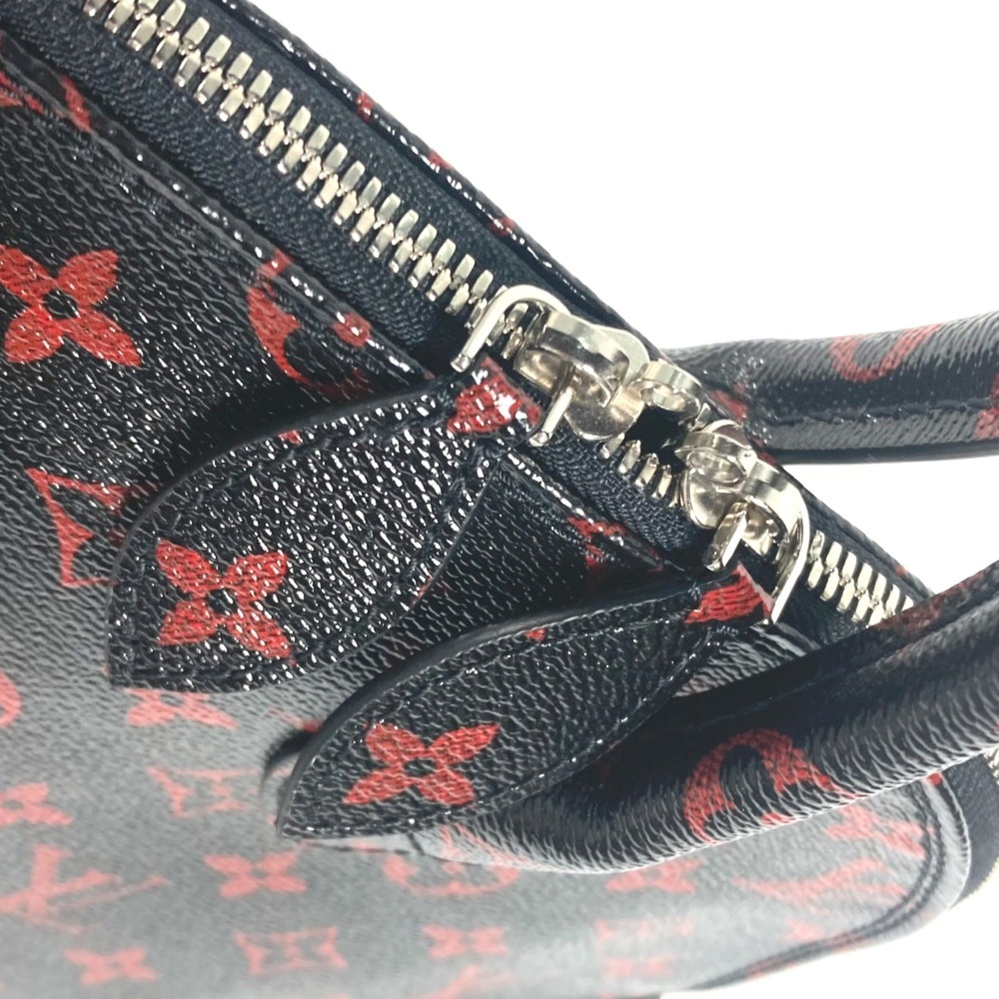 Louis Vuitton Black Cloth Shoulder Bag