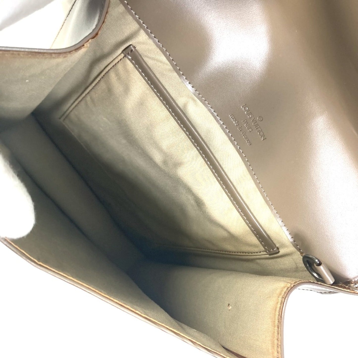 Louis Vuitton Brown Leather Shoulder Bag