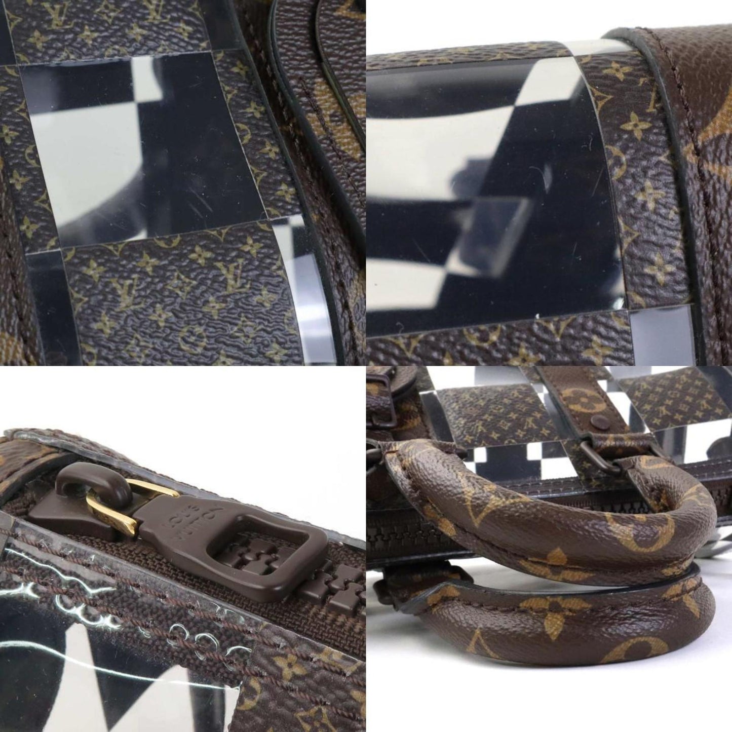 Louis Vuitton Brown Monogram Pvc Handbag Shoulder Bag