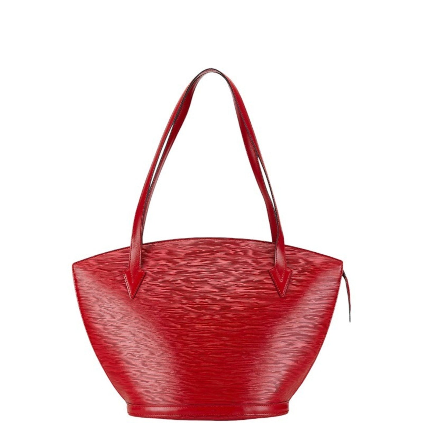 Louis Vuitton Castilian Red Leather Shoulder Bag Tote Bag ()