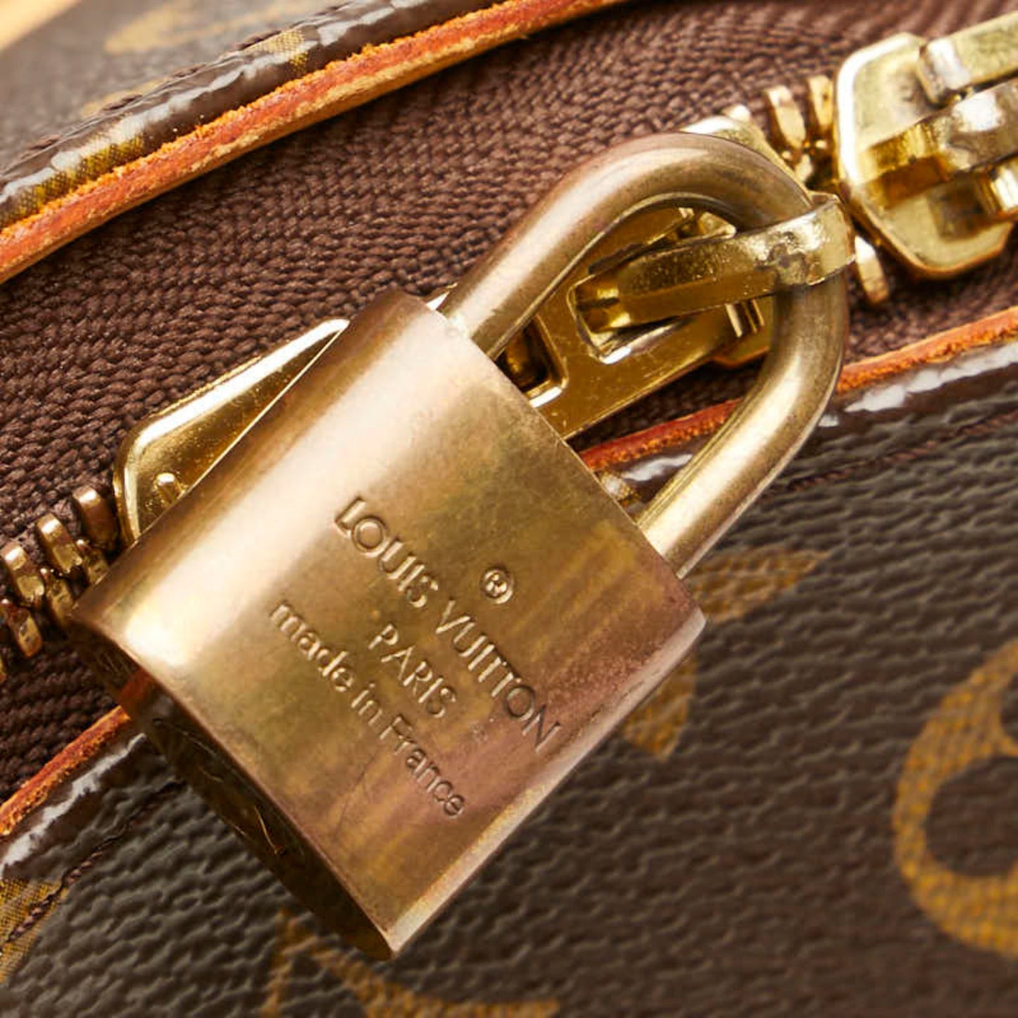 Louis Vuitton Brown Pvc Leather Shoulder Bag