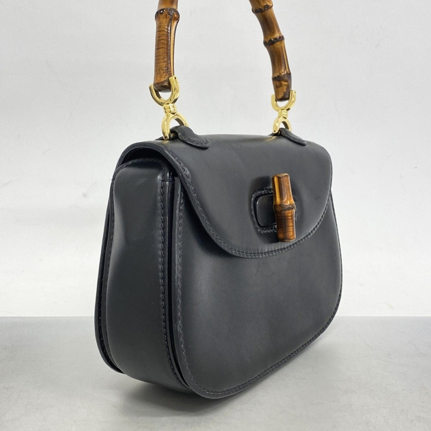Gucci Black Leather Handbag