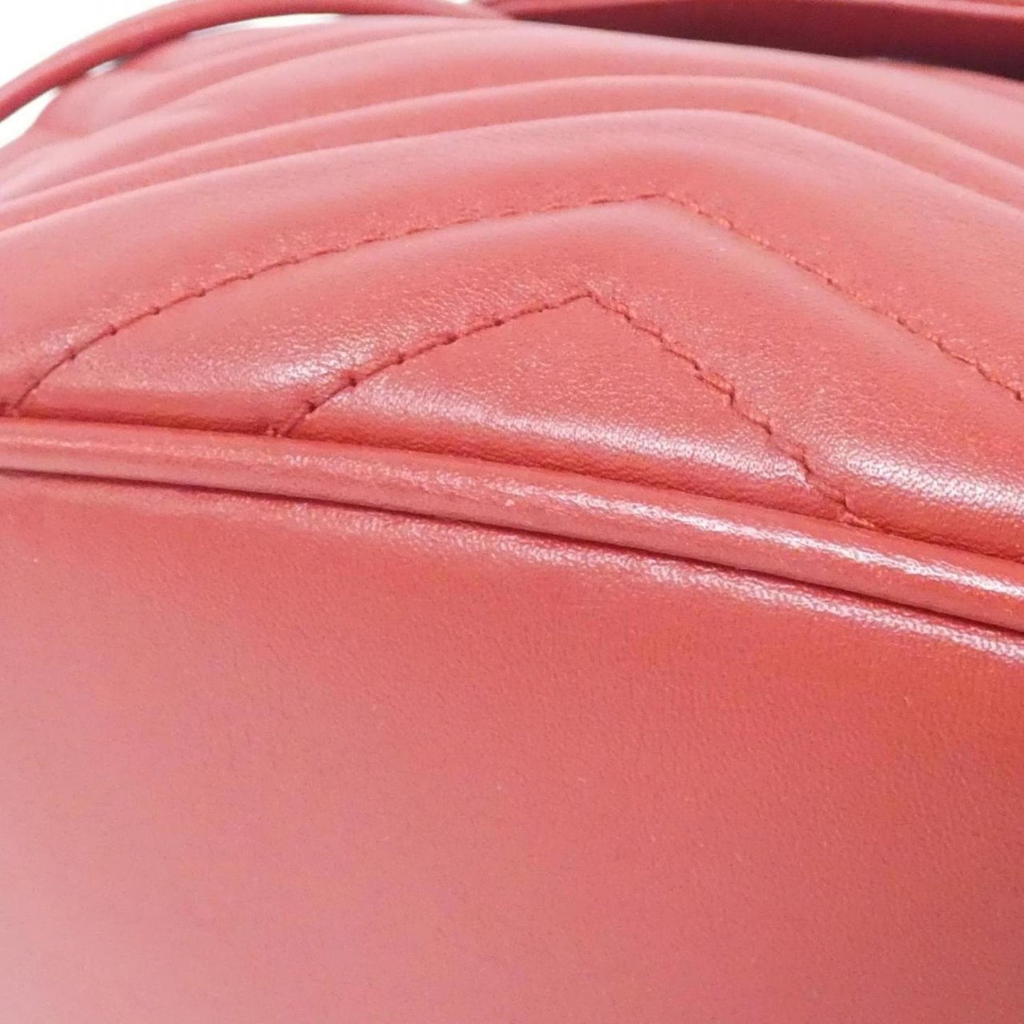 Gucci Gg Marmont Gold Leather Backpack