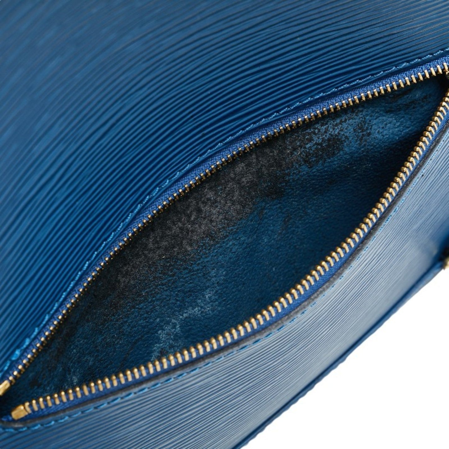 Louis Vuitton Toledo Blue Leather Backpack