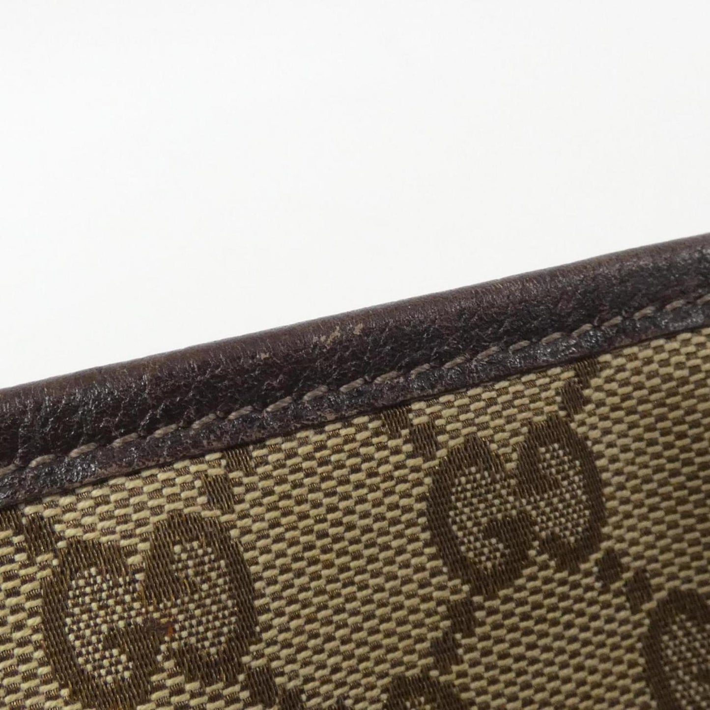 Gucci Beige Brown Gg Canvas Shoulder Bag