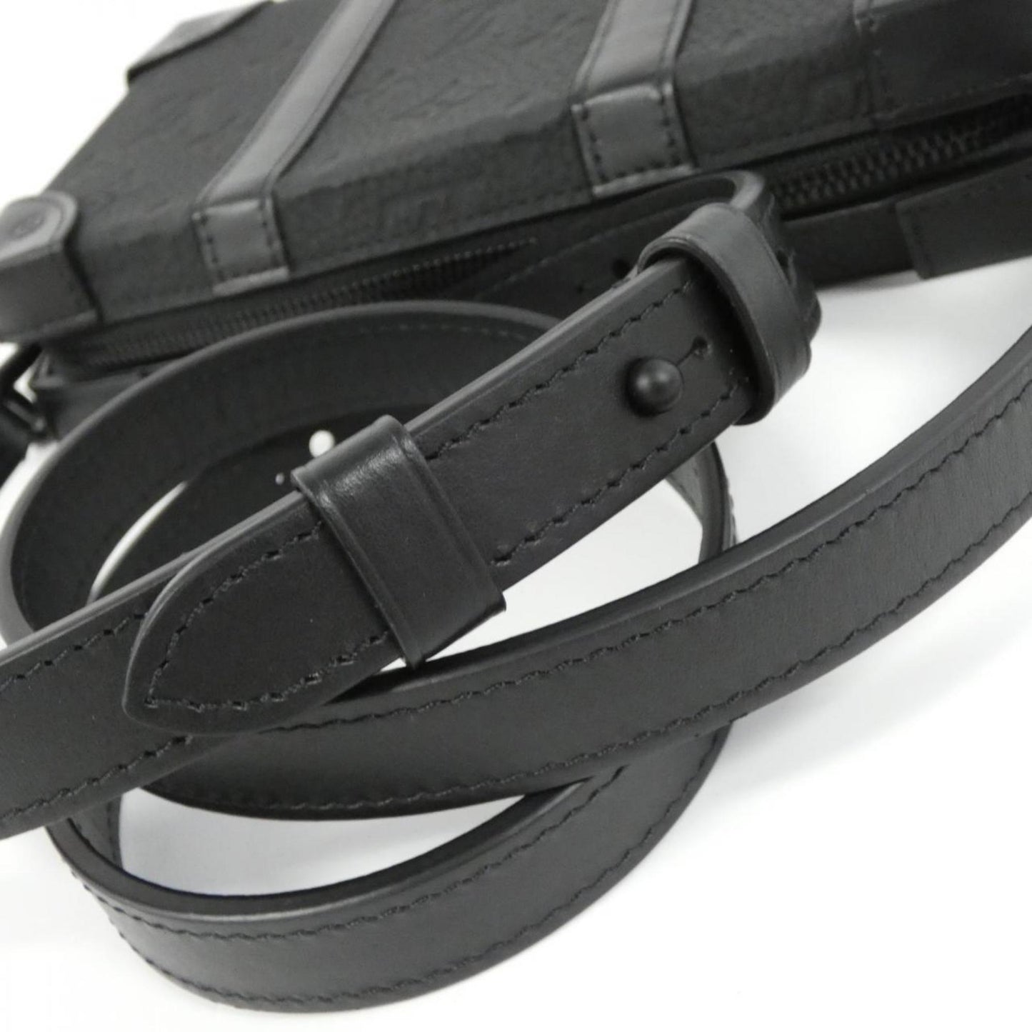 Louis Vuitton Taurillon Black Leather Shoulder Bag
