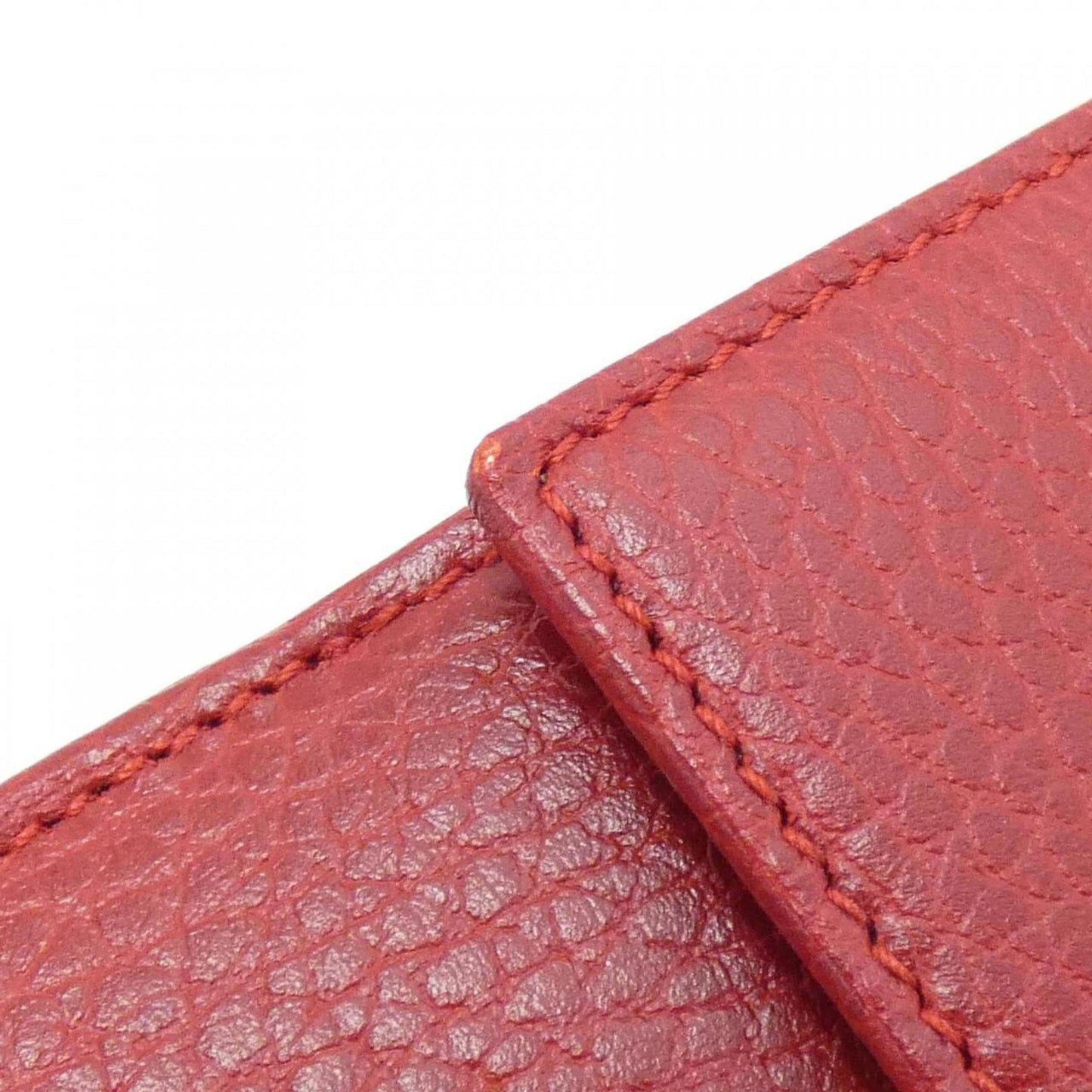 Gucci Red Color Leather Wallet (Bi-Fold)