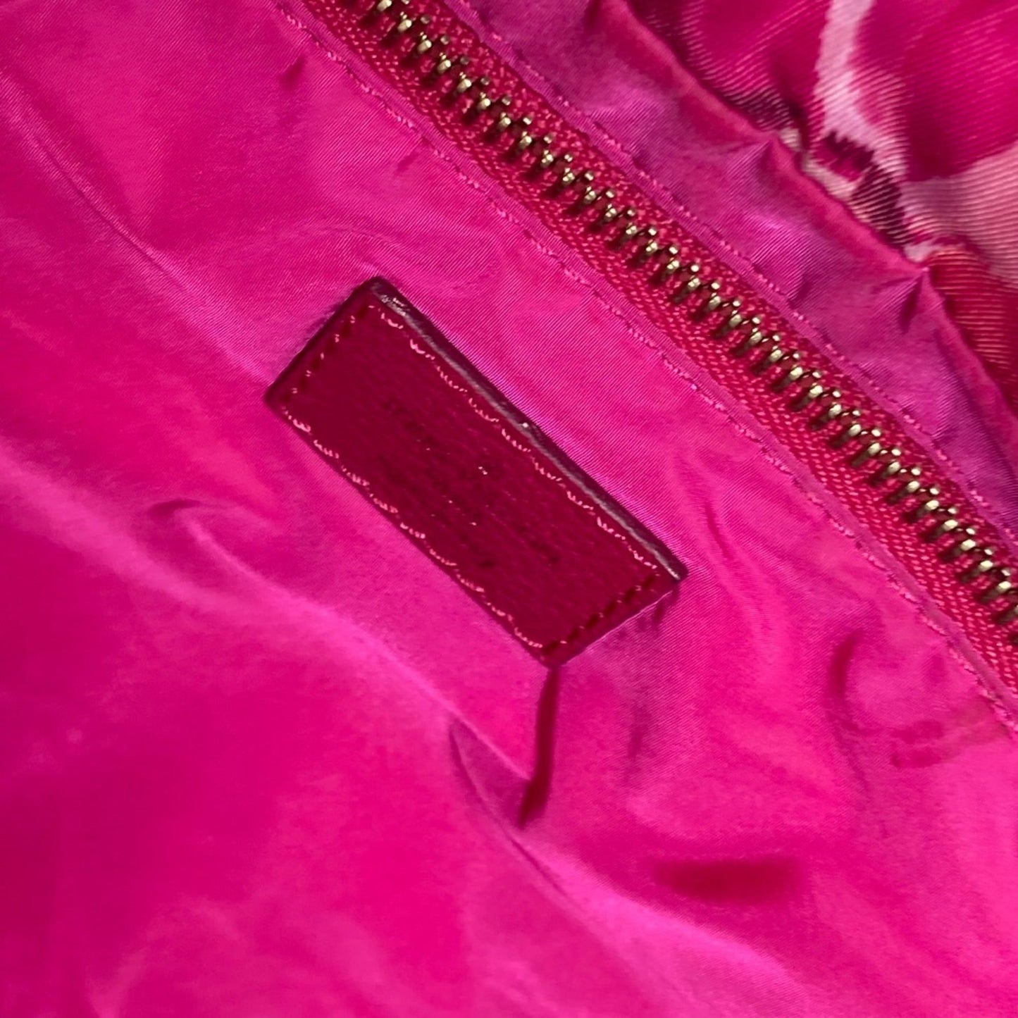 Louis Vuitton Indian Rose Pink Nylon Leather Shoulder Bag Tote Bag