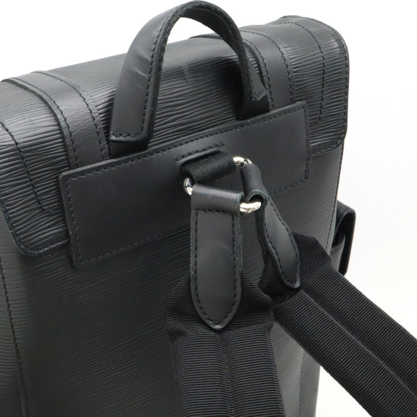Louis Vuitton Epi Black Noir Epi Leather Backpack