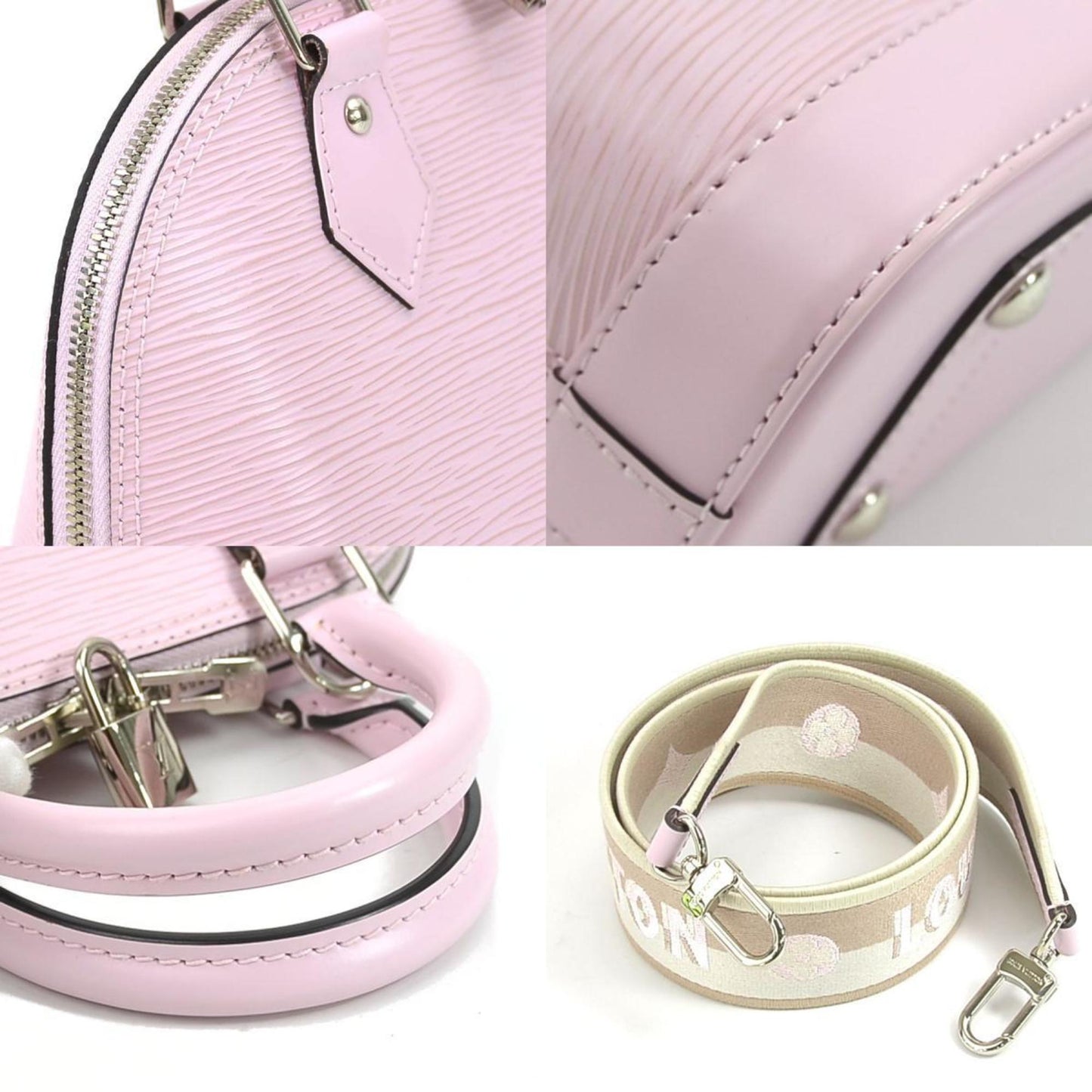 Louis Vuitton Pink Epi Leather Handbag Shoulder Bag