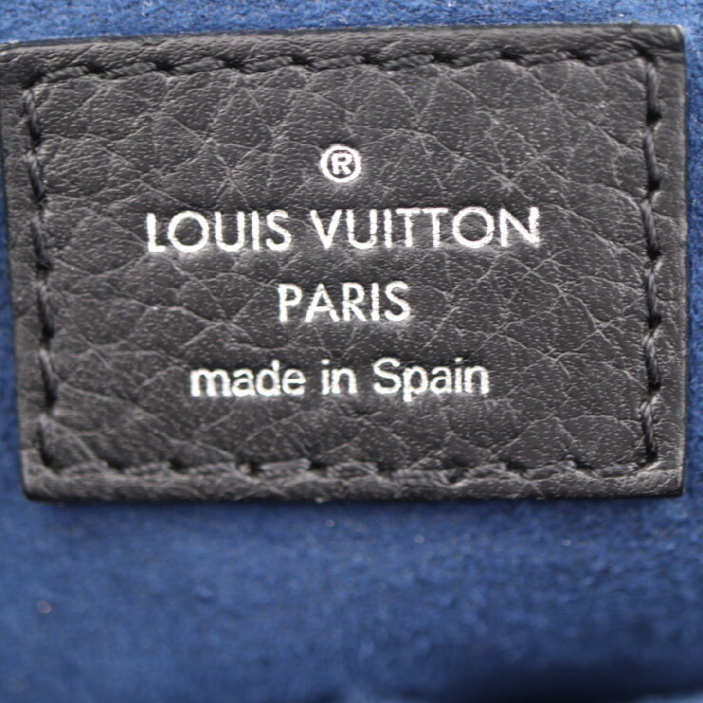 Louis Vuitton Black Leather Shoulder Bag