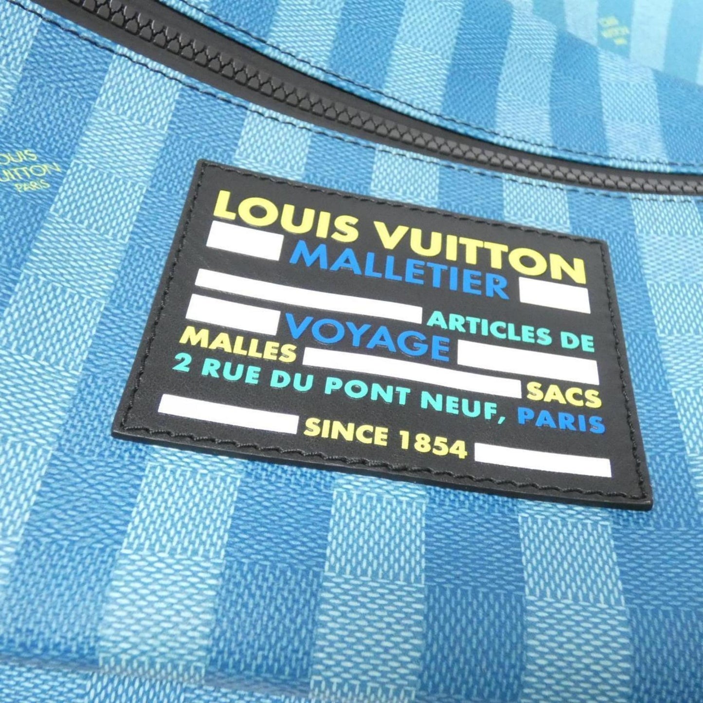 Louis Vuitton Silver Coated Canvas Backpack