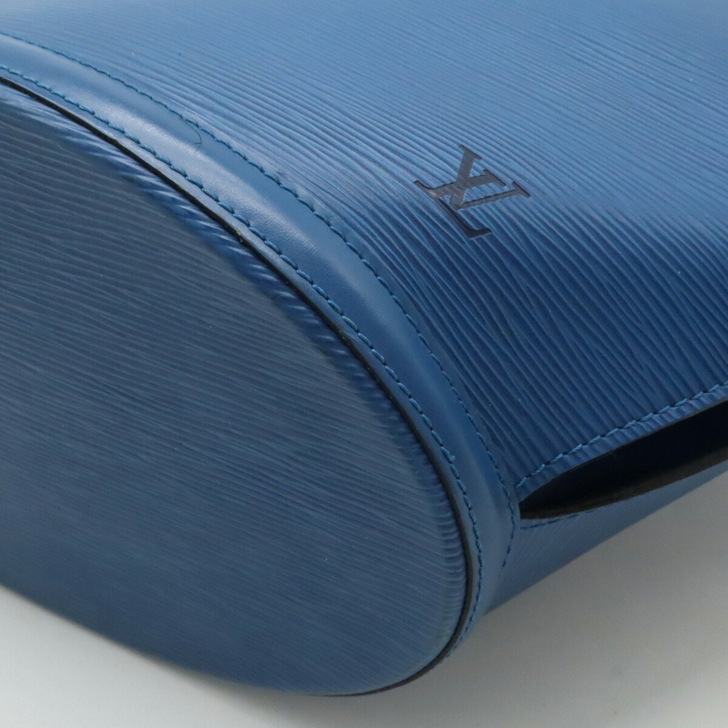 Louis Vuitton Toledo Blue Epi Leather Shoulder Bag Tote Bag