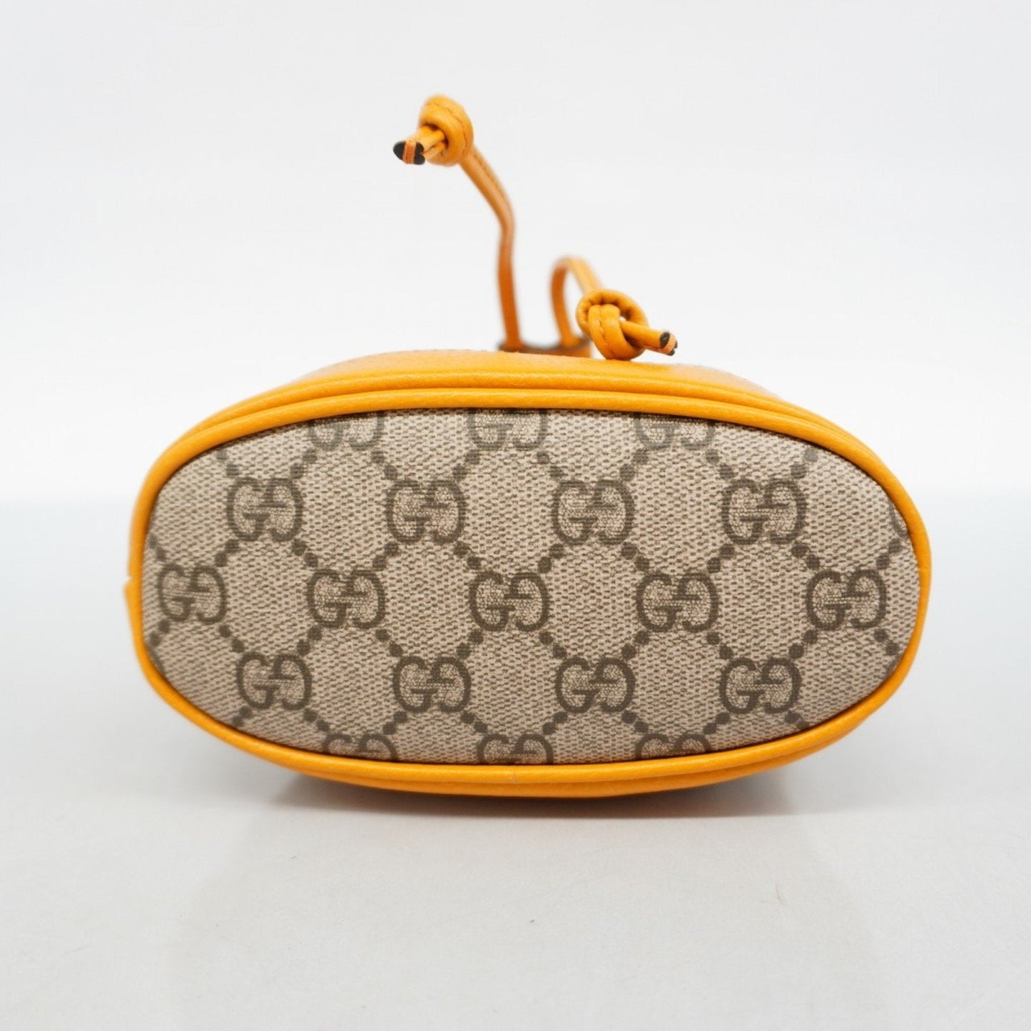 Gucci Brown Yellow Pvc Leather Shoulder Bag