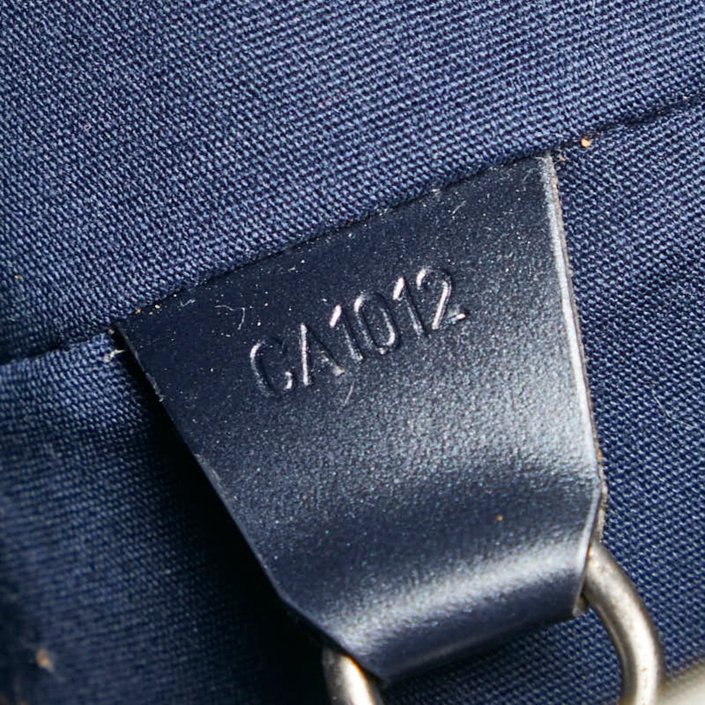Louis Vuitton Blue Leather Handbag Shoulder Bag