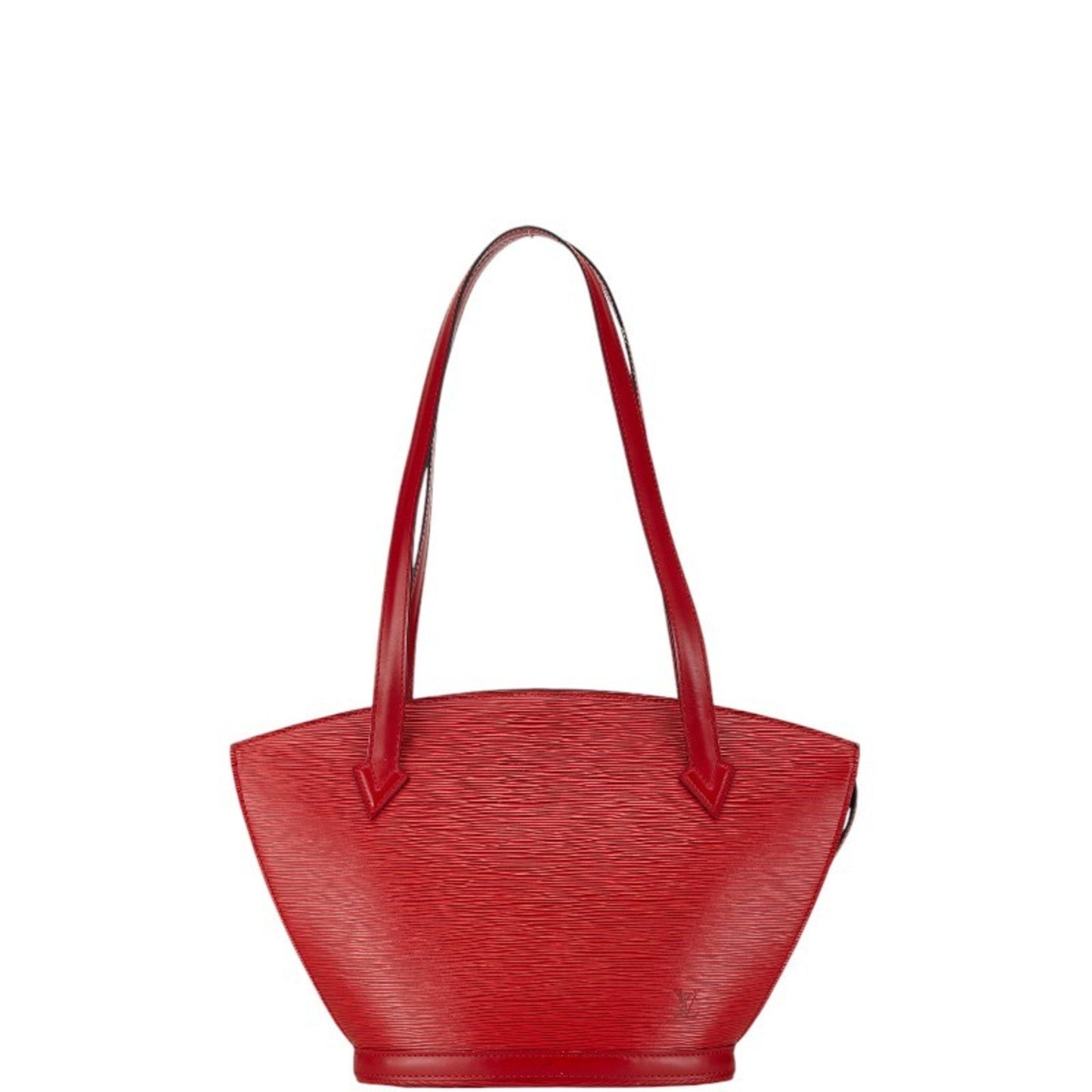 Louis Vuitton Castilian Red Leather Shoulder Bag Tote Bag ()