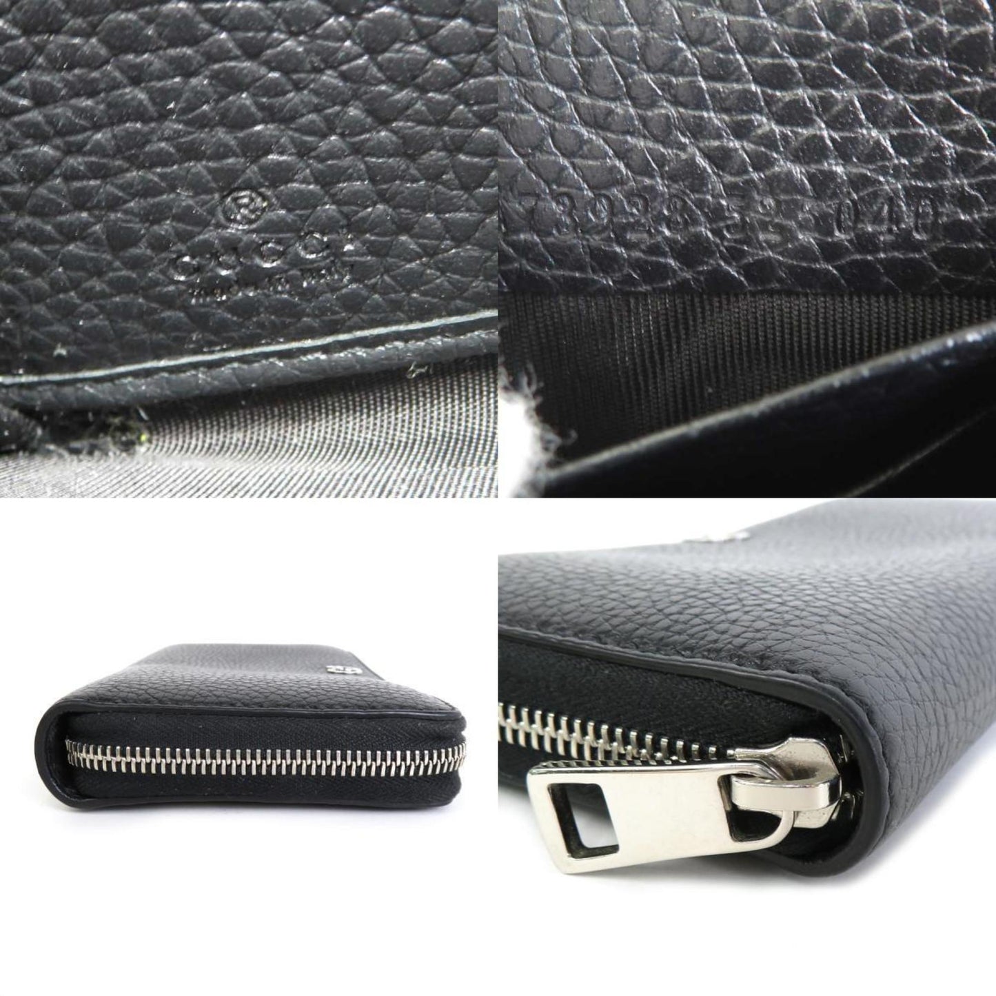 Gucci Black Leather Coin Purse/Coin Case
