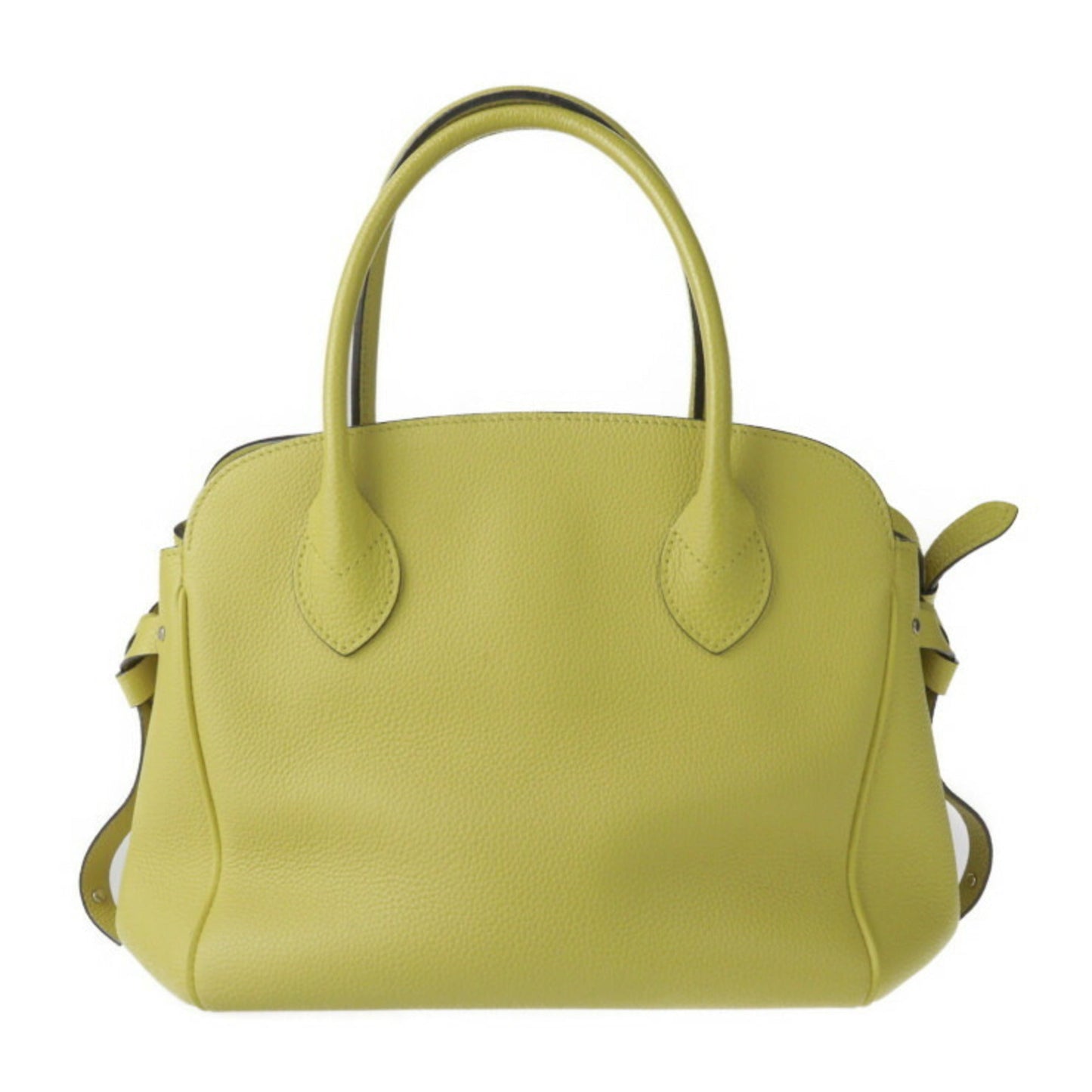 Louis Vuitton Yellow Leather Handbag Shoulder Bag Tote Bag