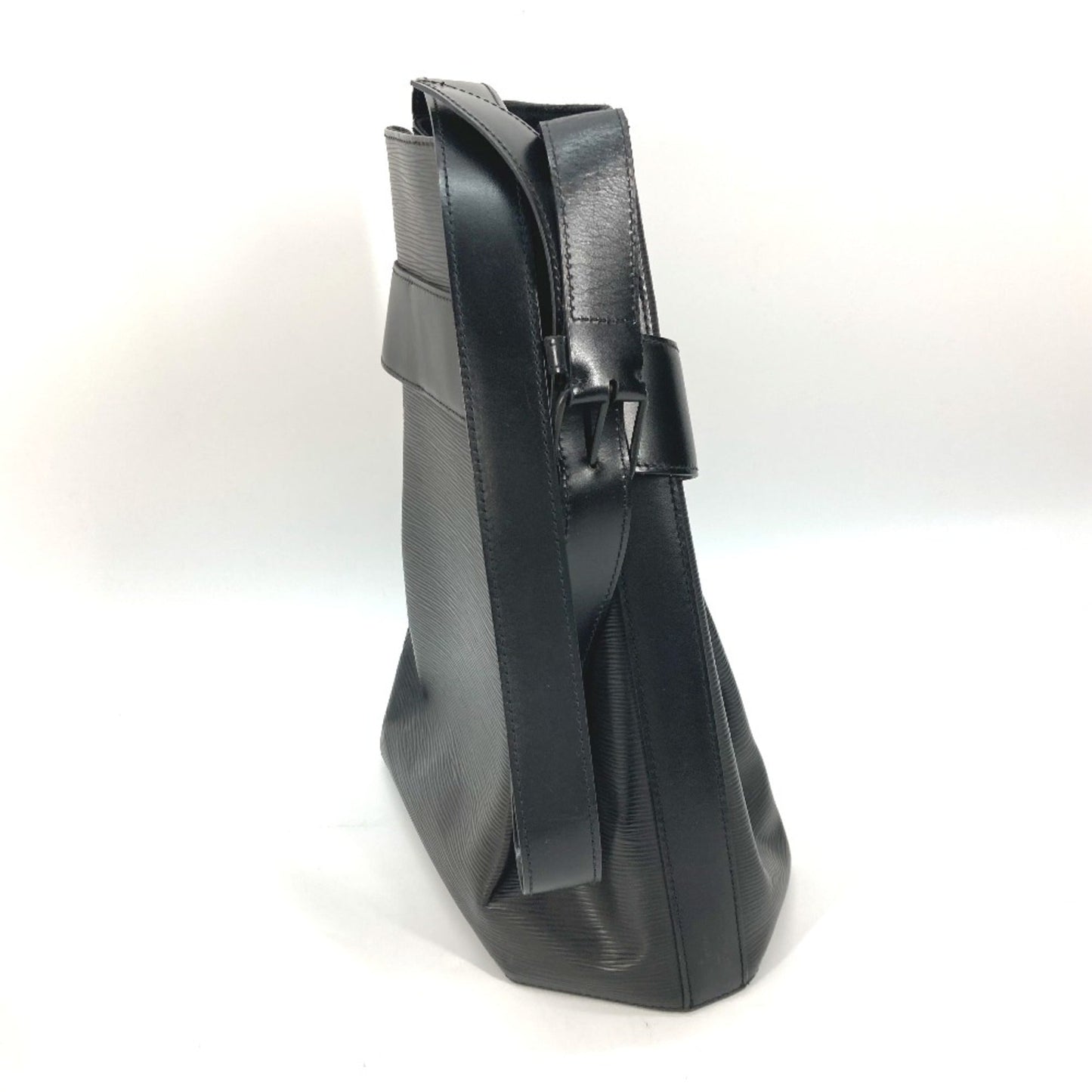 Louis Vuitton Black Leather Shoulder Bag