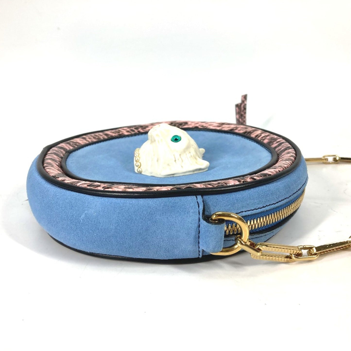 Gucci Blue Leather Shoulder Bag