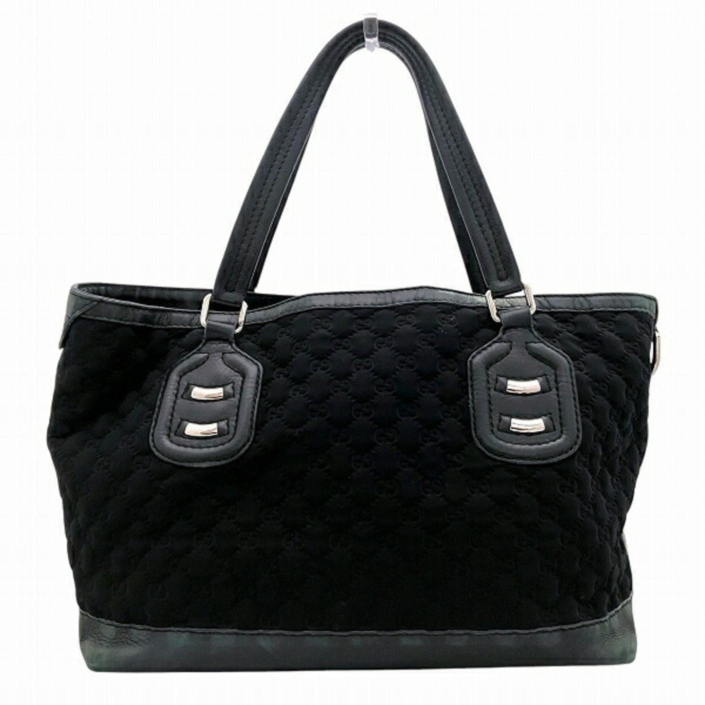 Gucci Black Nylon Handbag Tote Bag