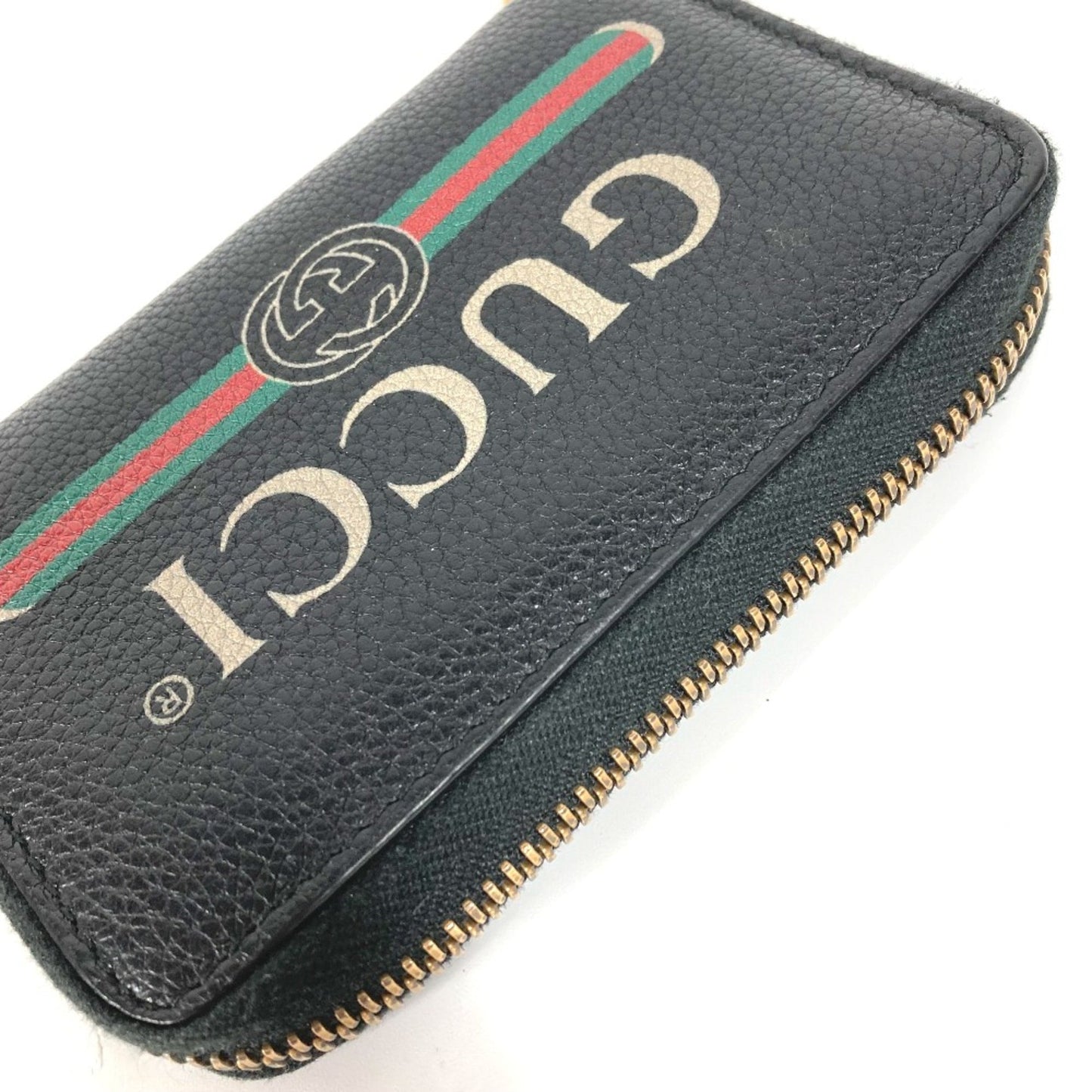 Gucci Black Leather Coin Purse/Coin Case