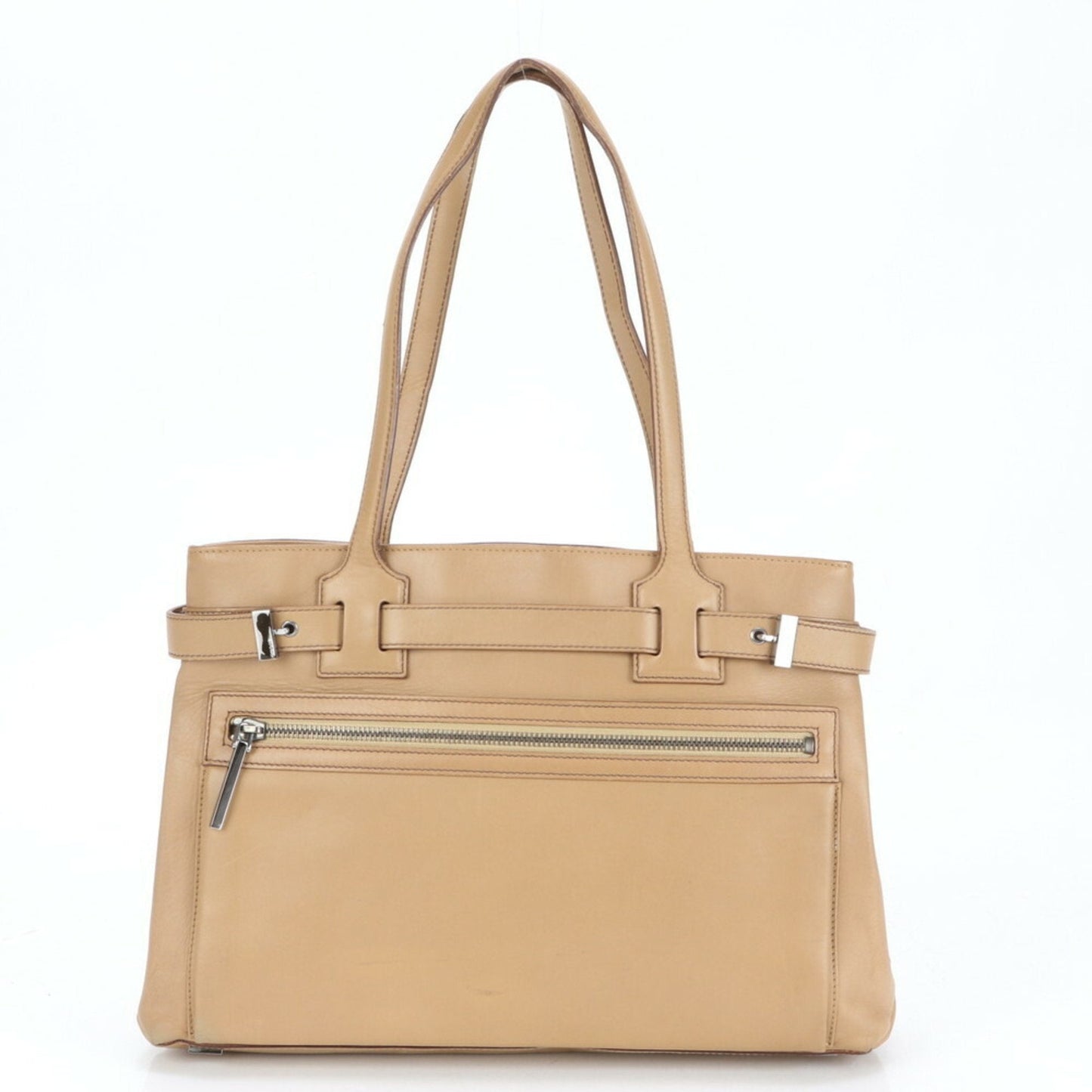 Gucci Light Brown Leather Shoulder Bag ()