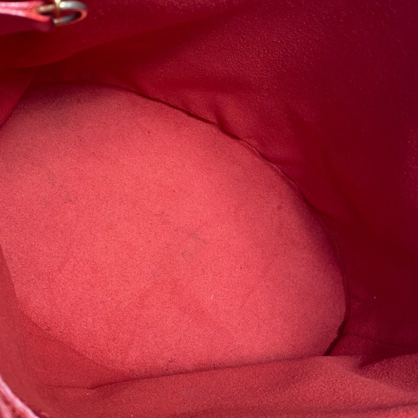 Louis Vuitton Red Leather Shoulder Bag