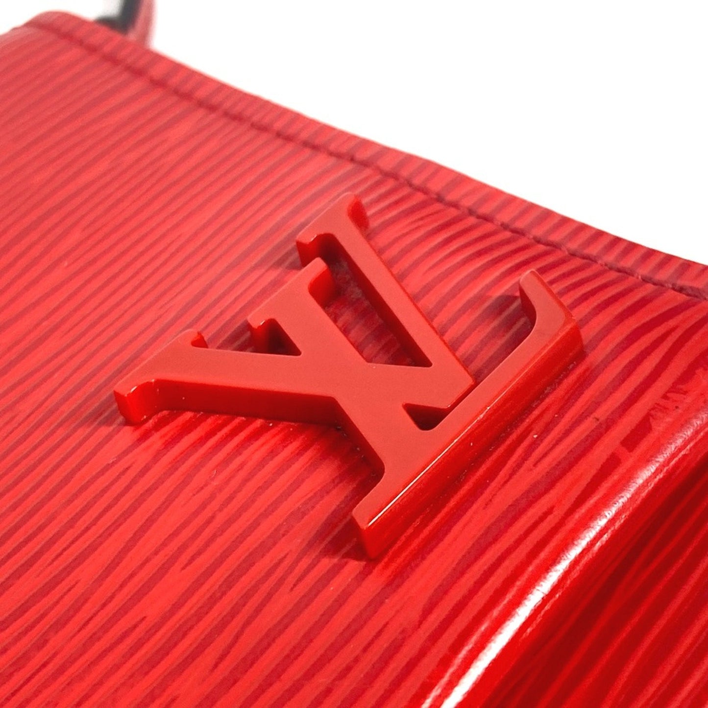 Louis Vuitton Red Leather Shoulder Bag