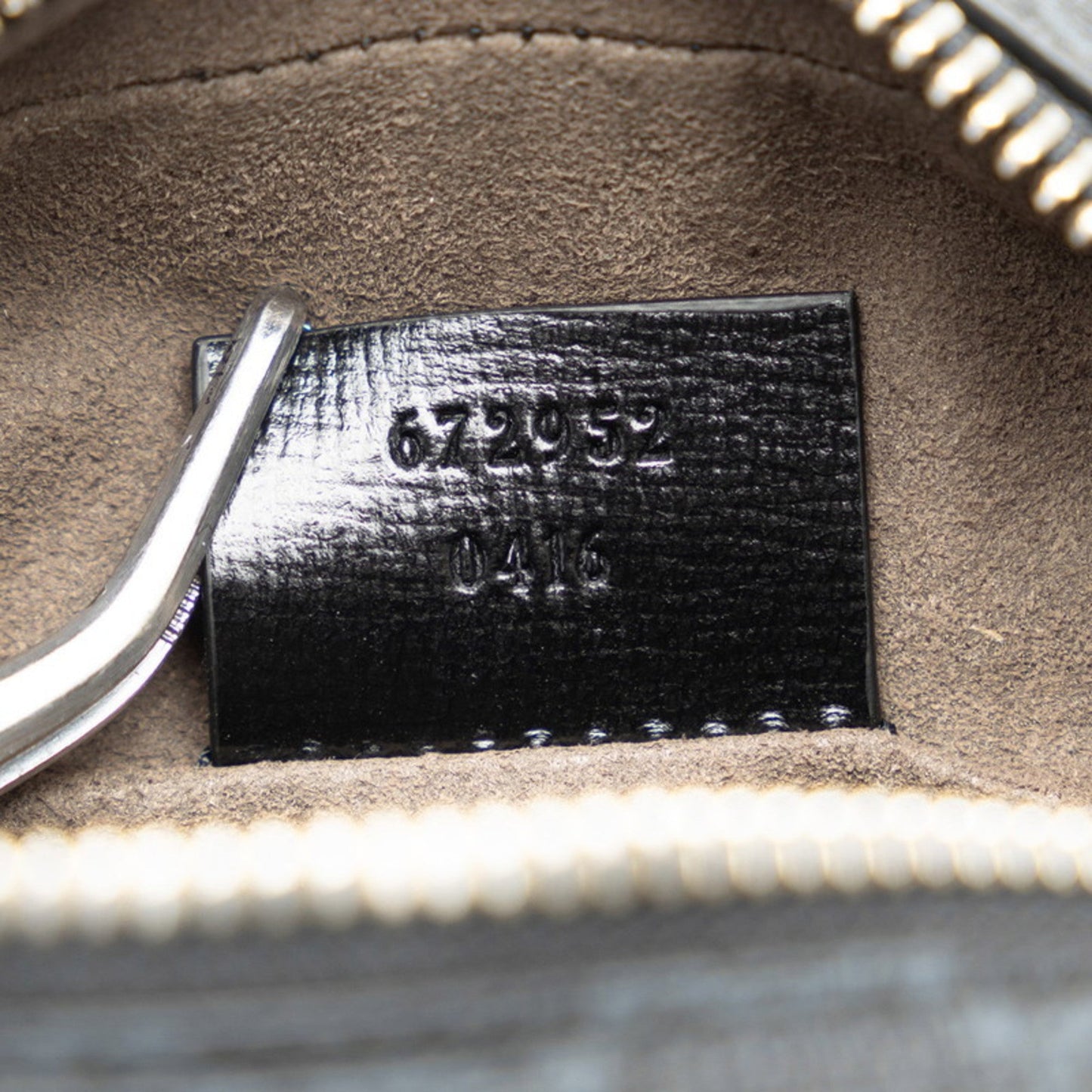 Gucci Black Pvc Leather Shoulder Bag