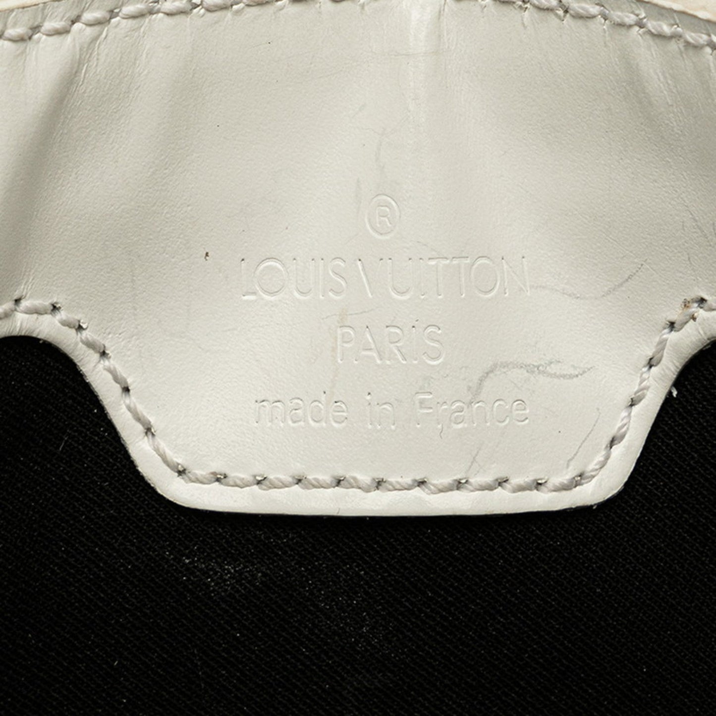 Louis Vuitton Epi Stretch White Leather Shoulder Bag