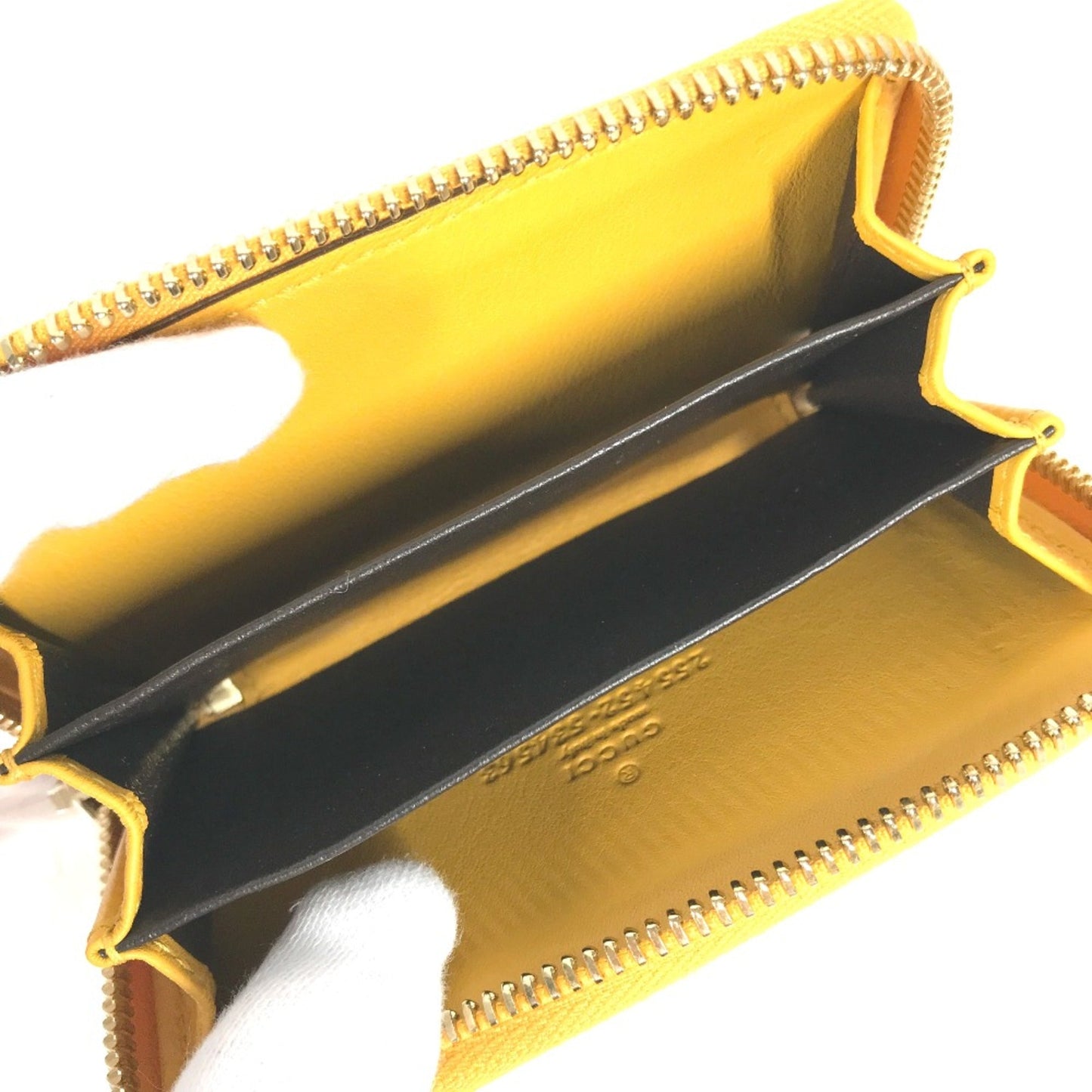 Gucci Yellow Patent Leather Coin Purse/Coin Case
